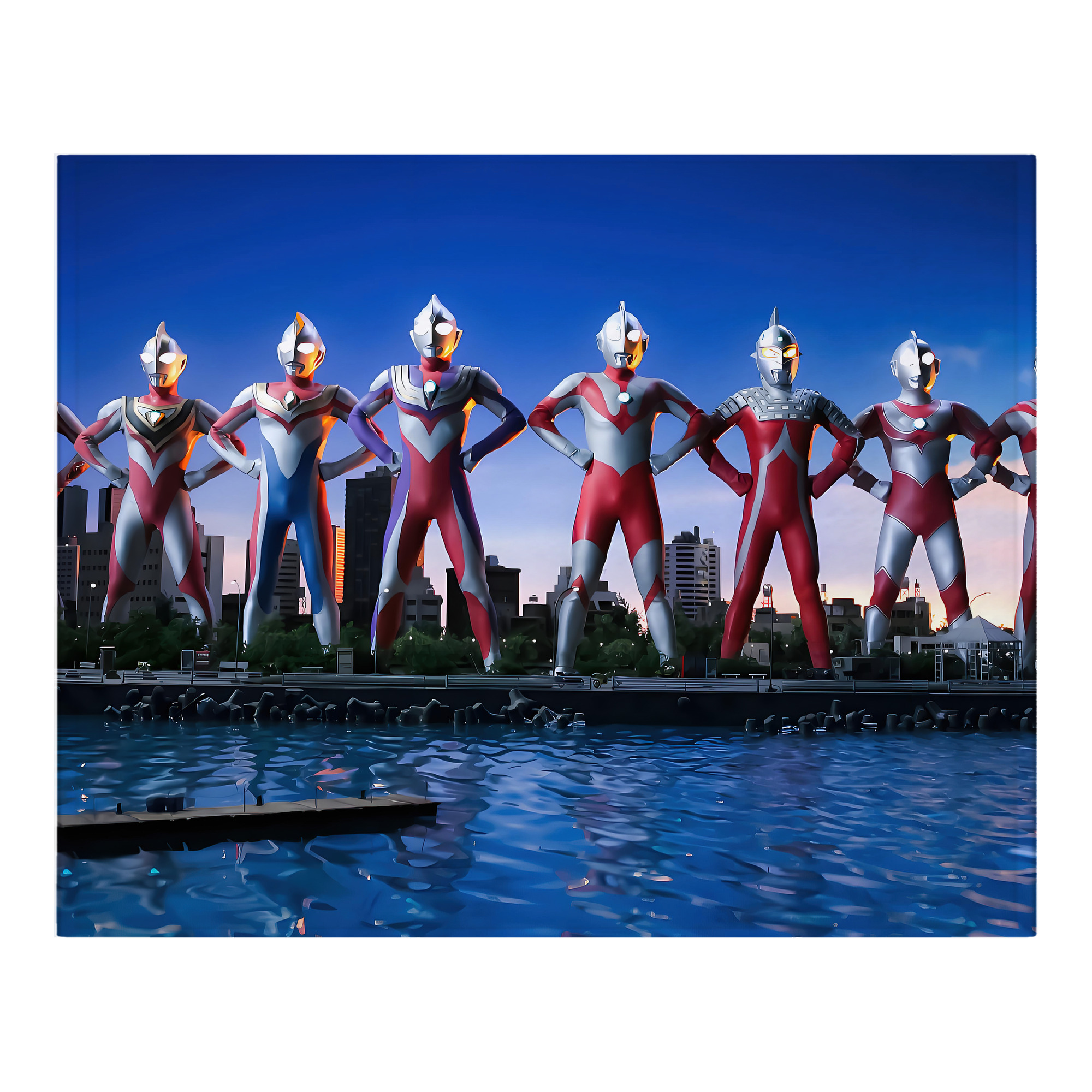 （画像用） ウルトラマン Ultraman フランネルブランケット・多サイズ対応（横型）