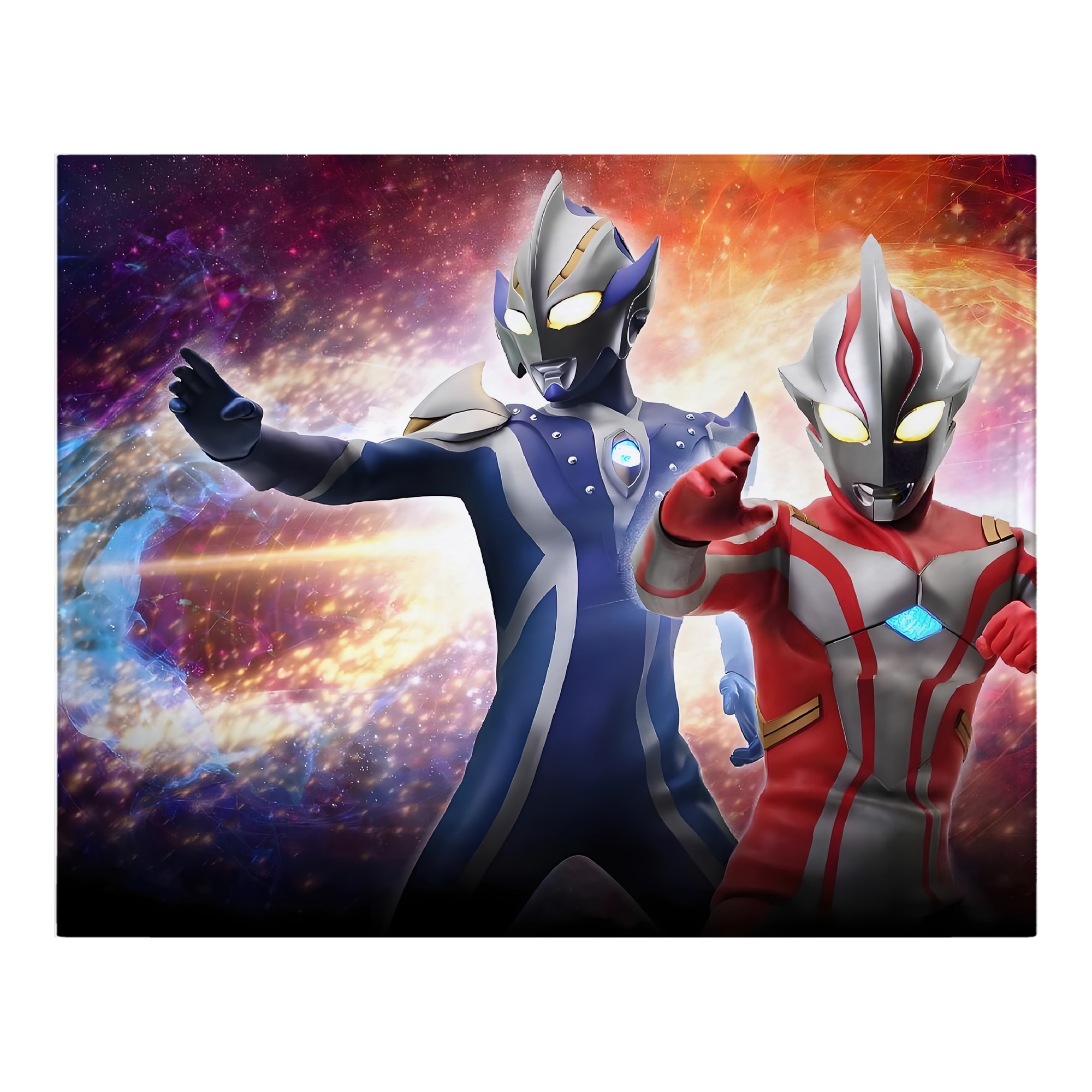 （画像用） ウルトラマン Ultraman フランネルブランケット・多サイズ対応（横型）