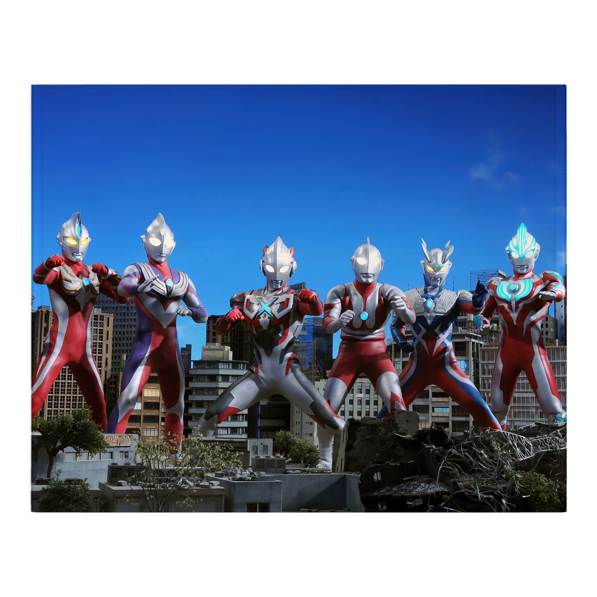 （画像用） ウルトラマン Ultraman フランネルブランケット・多サイズ対応（横型）