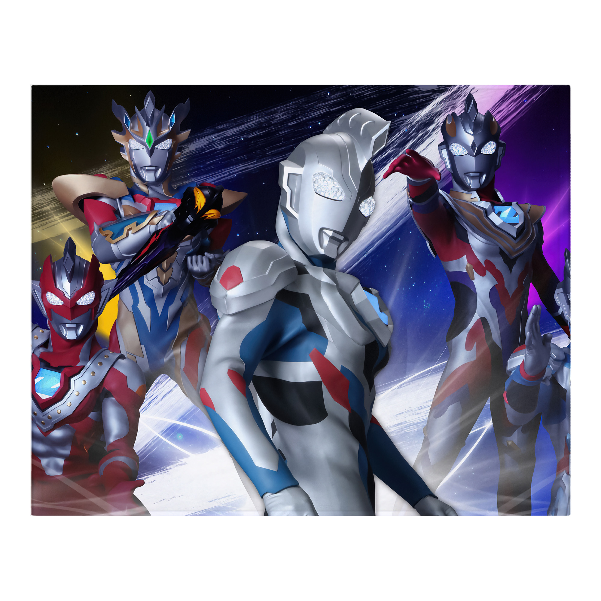 （画像用） ウルトラマン Ultraman フランネルブランケット・多サイズ対応（横型）