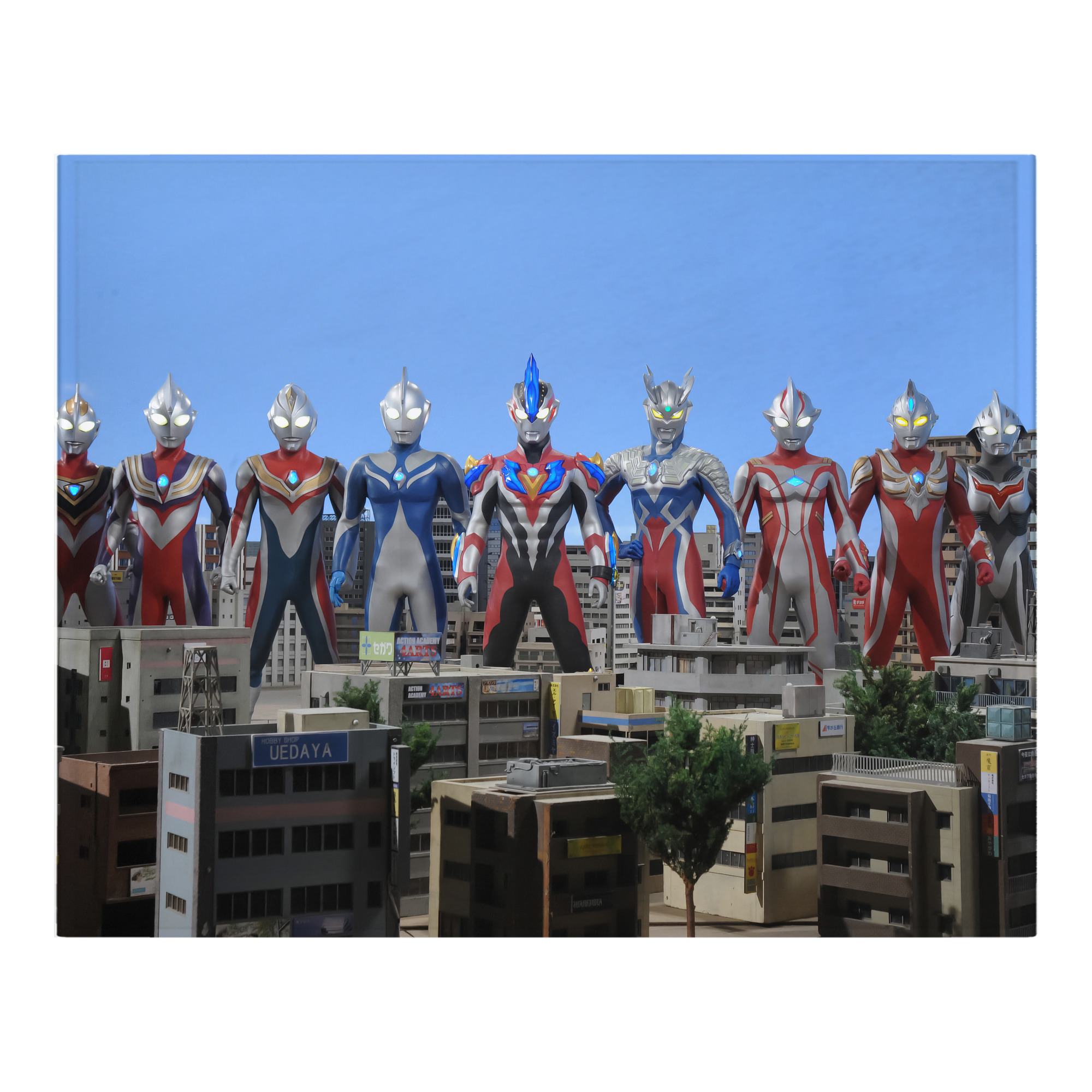 （画像用） ウルトラマン Ultraman フランネルブランケット・多サイズ対応（横型）