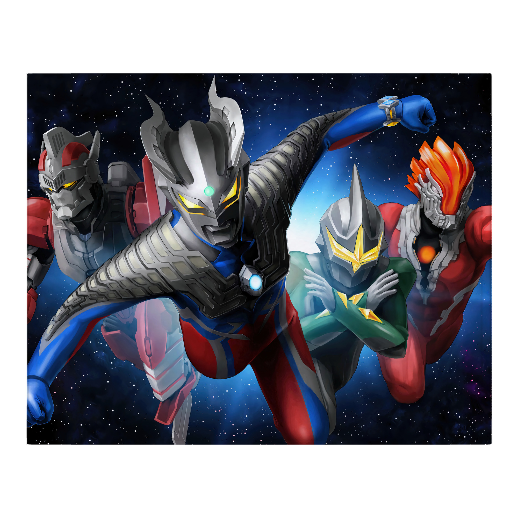 （画像用） ウルトラマン Ultraman フランネルブランケット・多サイズ対応（横型）