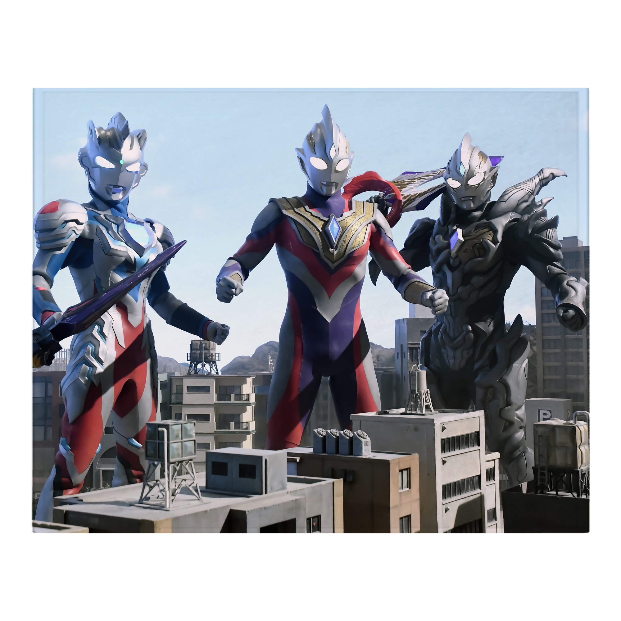 （画像用） ウルトラマン Ultraman フランネルブランケット・多サイズ対応（横型）