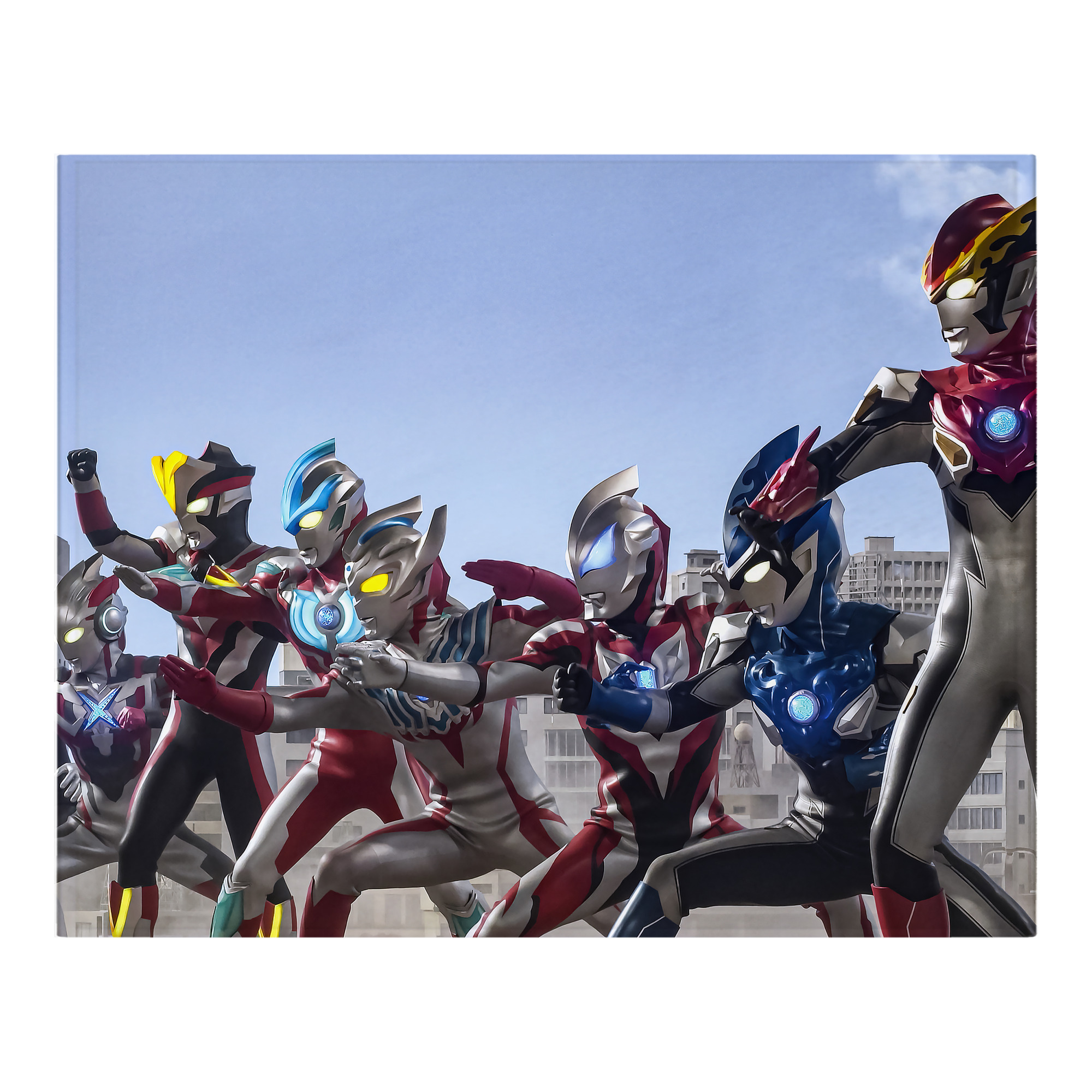 （画像用） ウルトラマン Ultraman フランネルブランケット・多サイズ対応（横型）