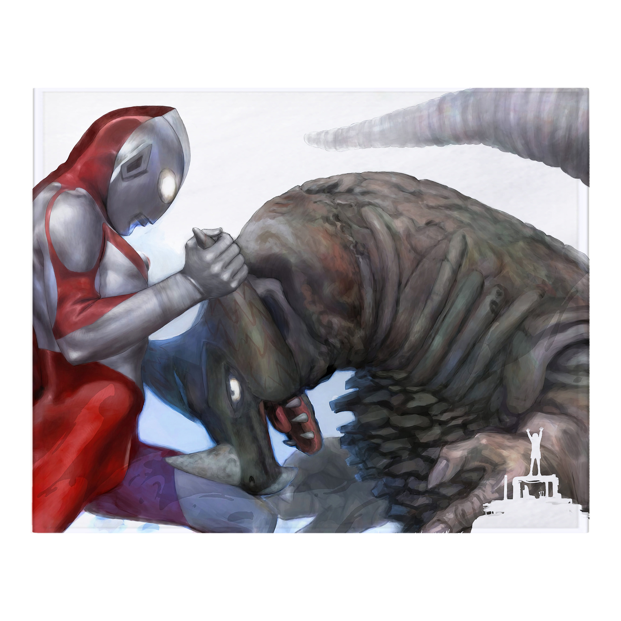 （画像用） ウルトラマン Ultraman フランネルブランケット・多サイズ対応（横型）