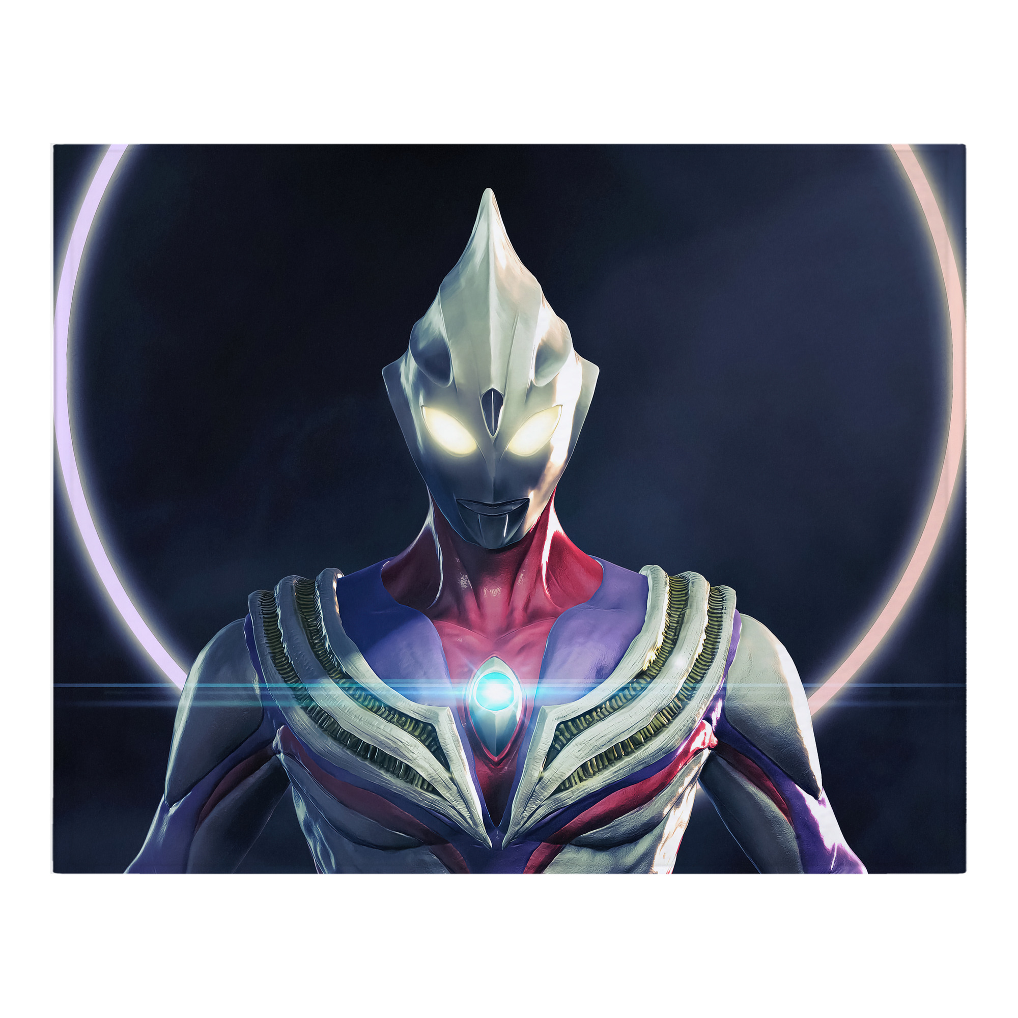 （画像用） ウルトラマン Ultraman フランネルブランケット・多サイズ対応（横型）