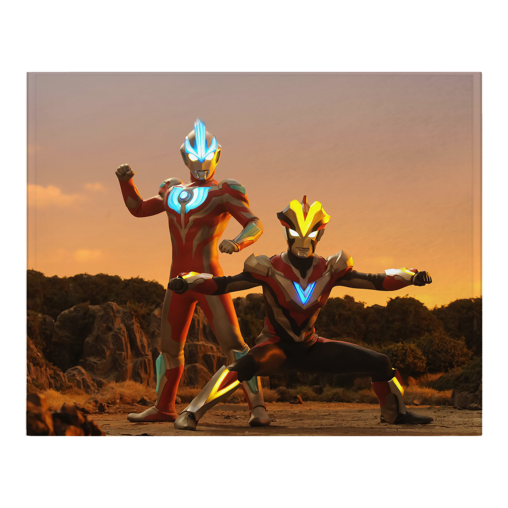 （画像用） ウルトラマン Ultraman フランネルブランケット・多サイズ対応（横型）