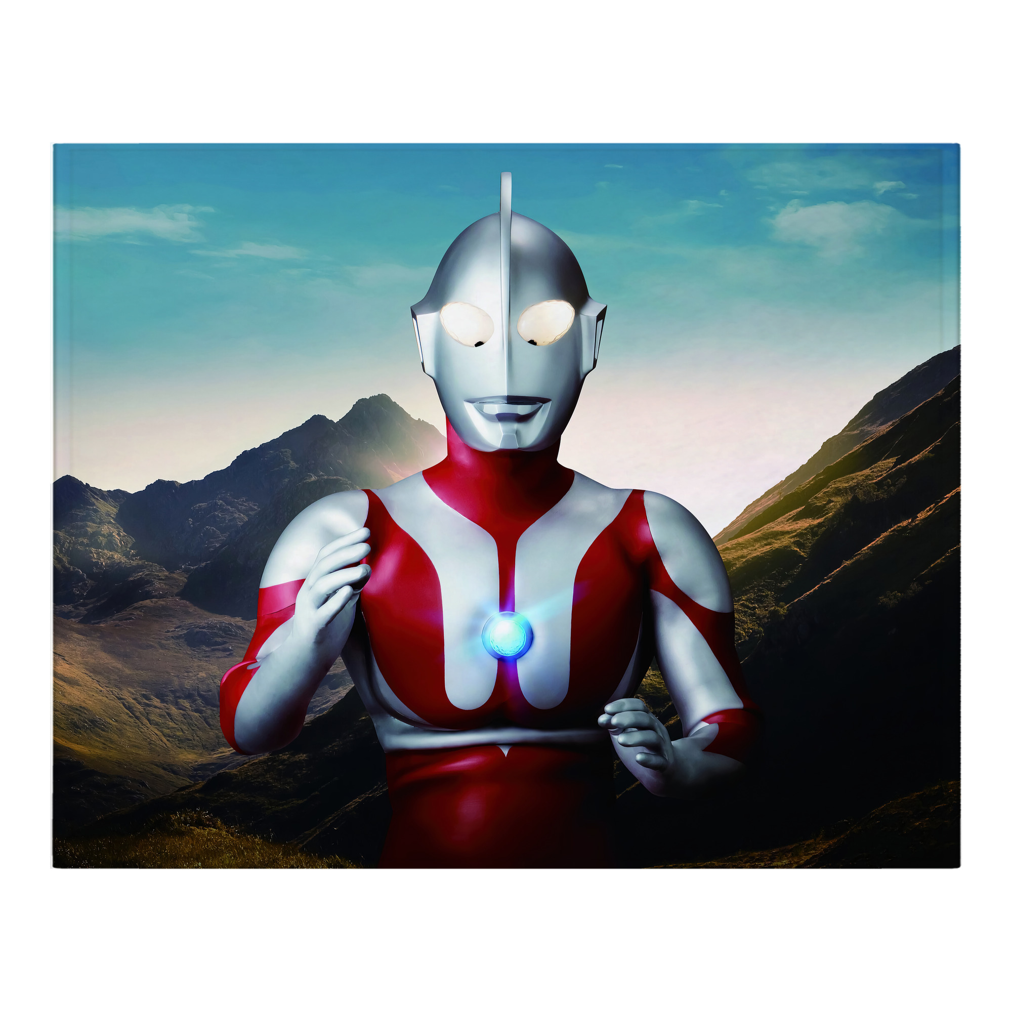 （画像用） ウルトラマン Ultraman フランネルブランケット・多サイズ対応（横型）