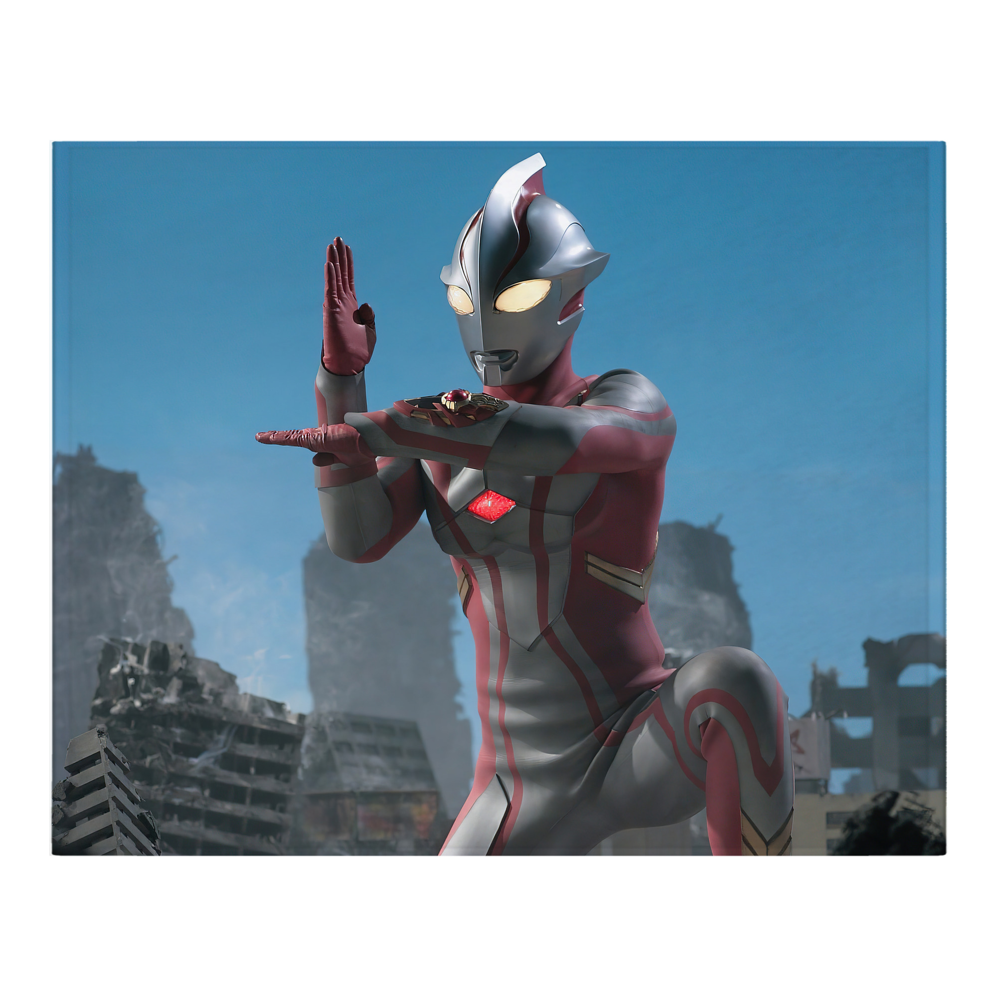 （画像用） ウルトラマン Ultraman フランネルブランケット・多サイズ対応（横型）