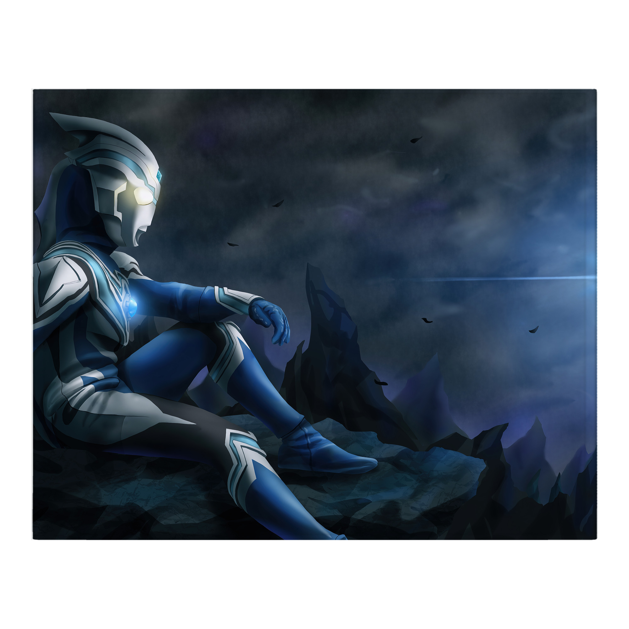 （画像用） ウルトラマン Ultraman フランネルブランケット・多サイズ対応（横型）