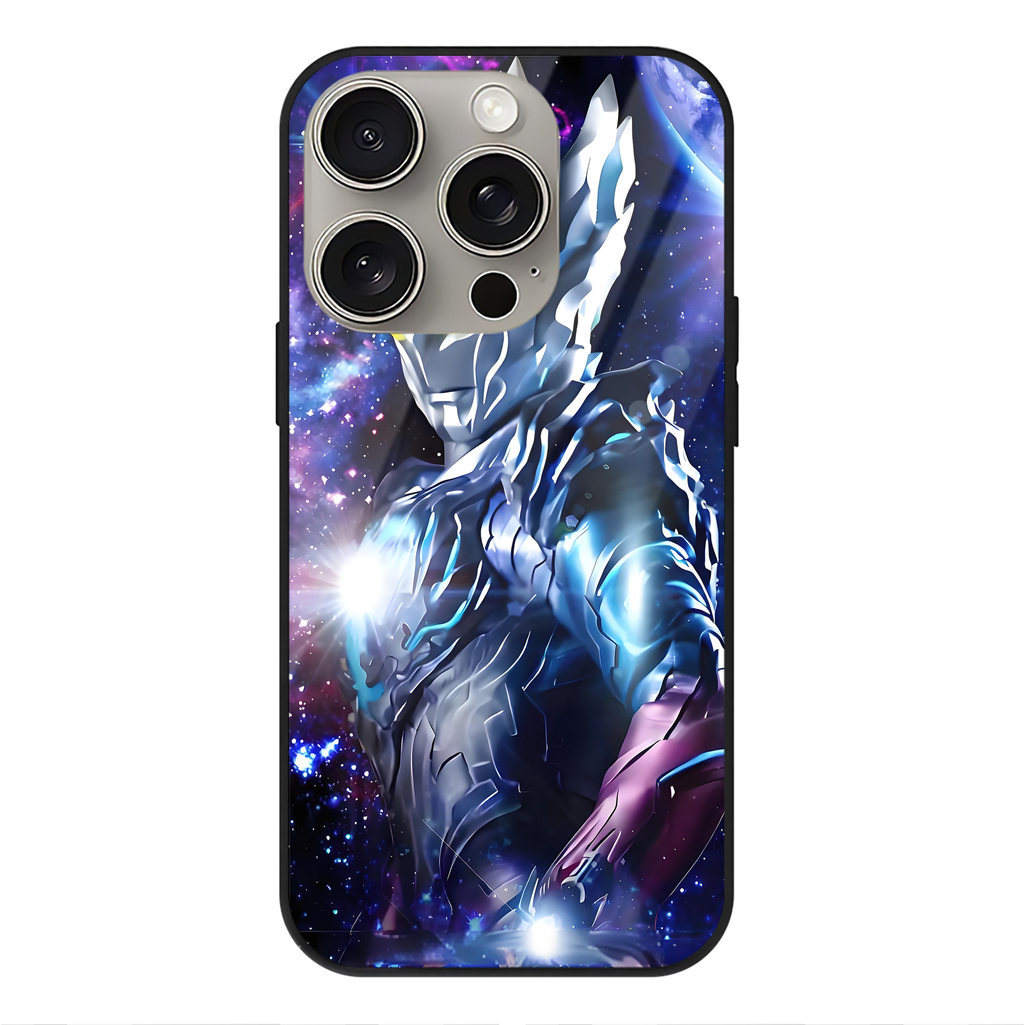 （画像用） ウルトラマン Ultraman 【iPhone15Pro対応】スマホケース 耐衝撃＆黄変防止 背面ガラス