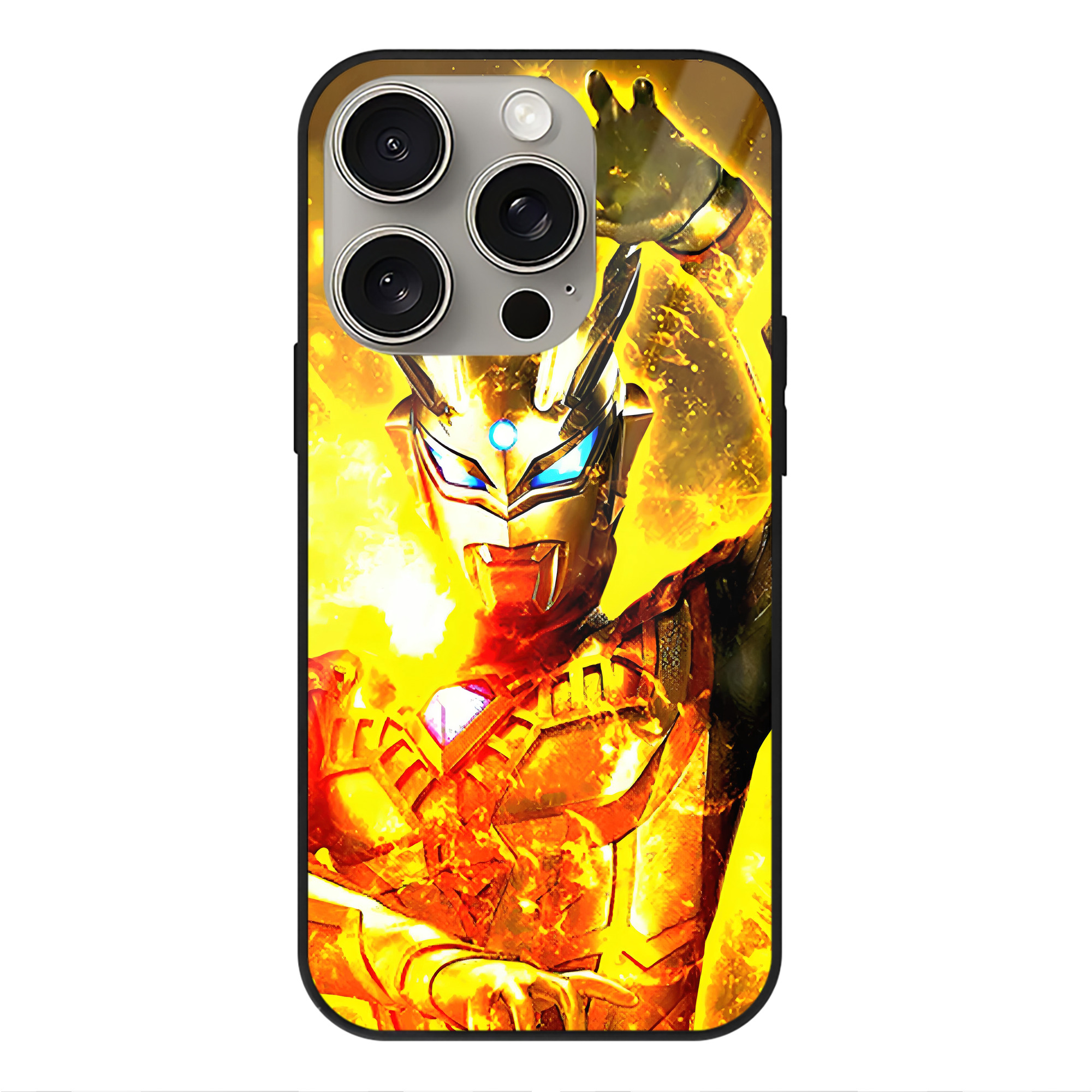 （画像用） ウルトラマン Ultraman 【iPhone15Pro対応】スマホケース 耐衝撃＆黄変防止 背面ガラス