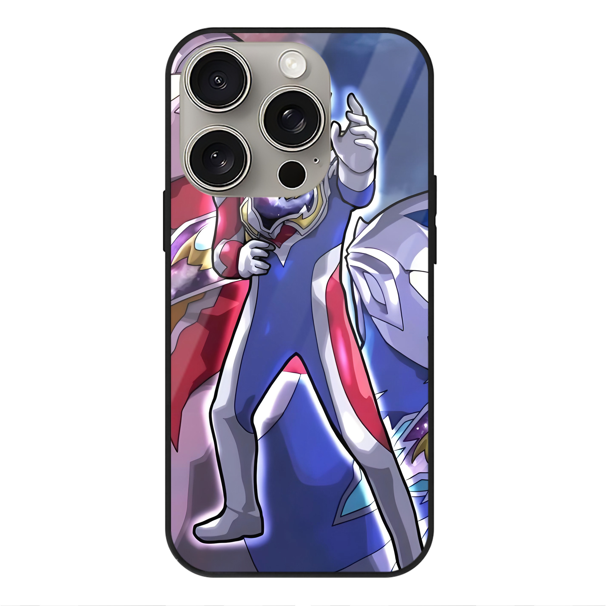 （画像用） ウルトラマン Ultraman 【iPhone15Pro対応】スマホケース 耐衝撃＆黄変防止 背面ガラス