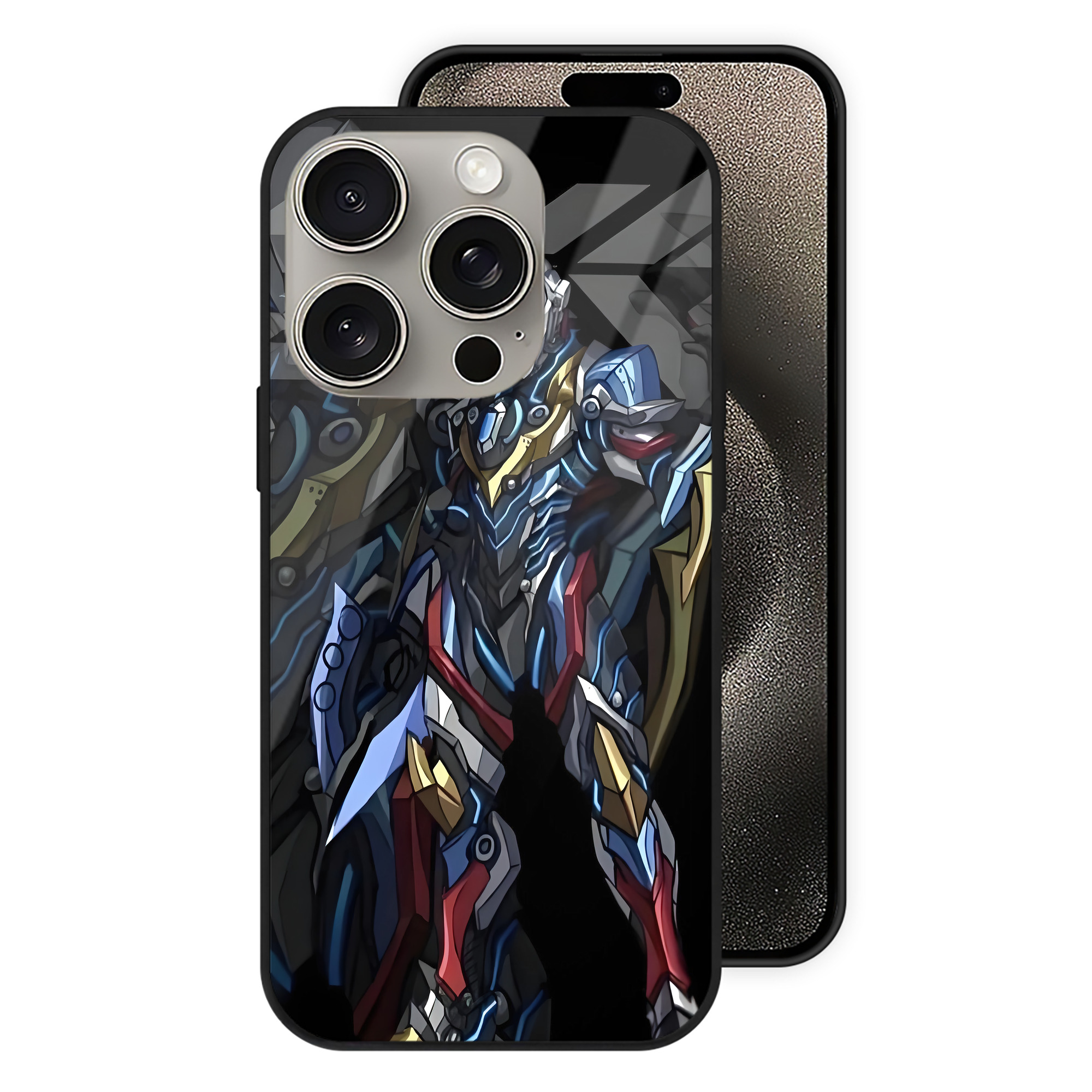 （画像用） ウルトラマン Ultraman 【iPhone15Pro対応】スマホケース 耐衝撃＆黄変防止 背面ガラス