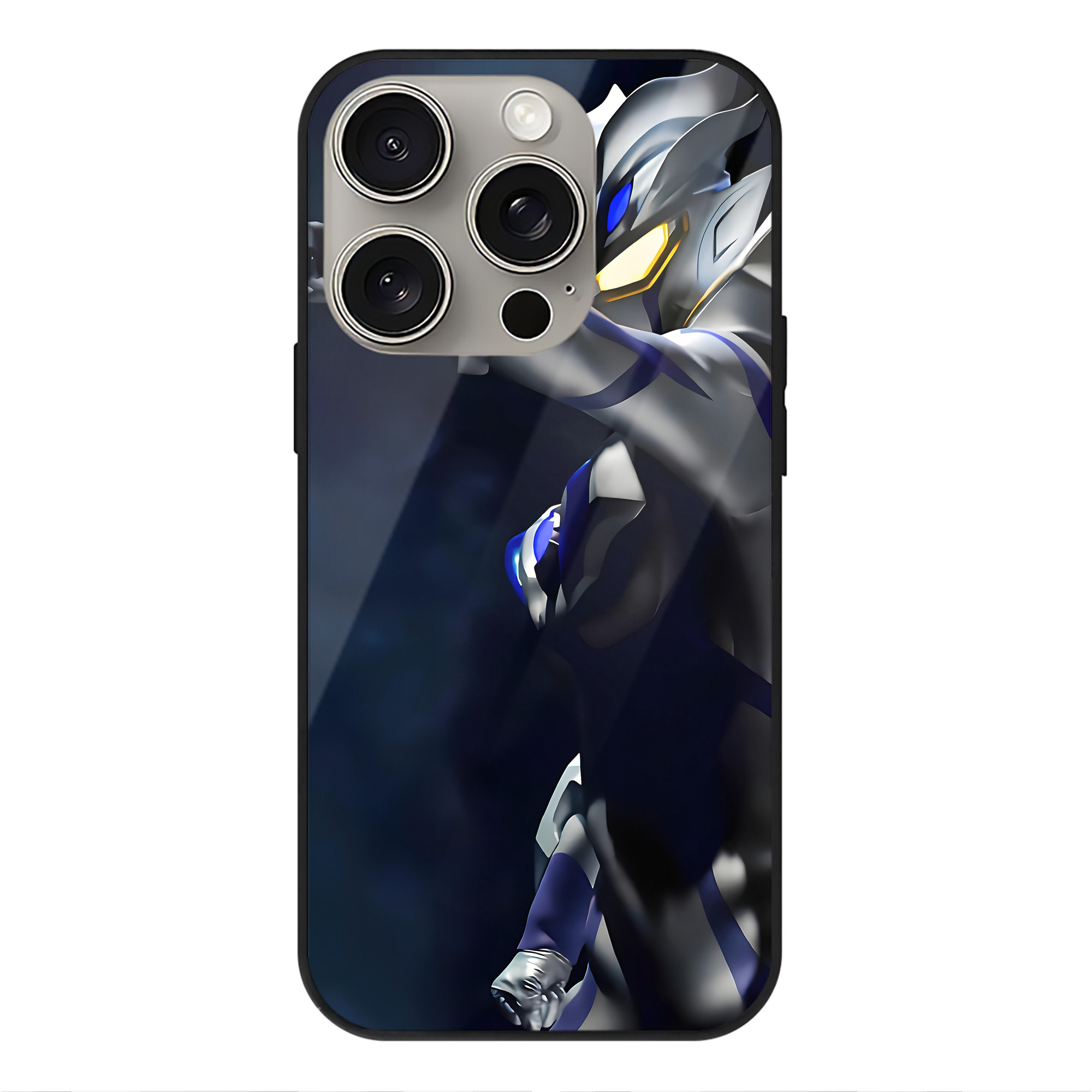 （画像用） ウルトラマン Ultraman 【iPhone15Pro対応】スマホケース 耐衝撃＆黄変防止 背面ガラス