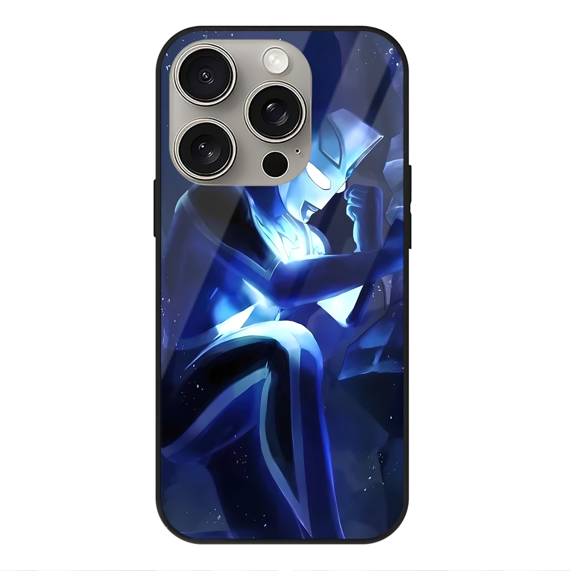 （画像用） ウルトラマン Ultraman 【iPhone15Pro対応】スマホケース 耐衝撃＆黄変防止 背面ガラス