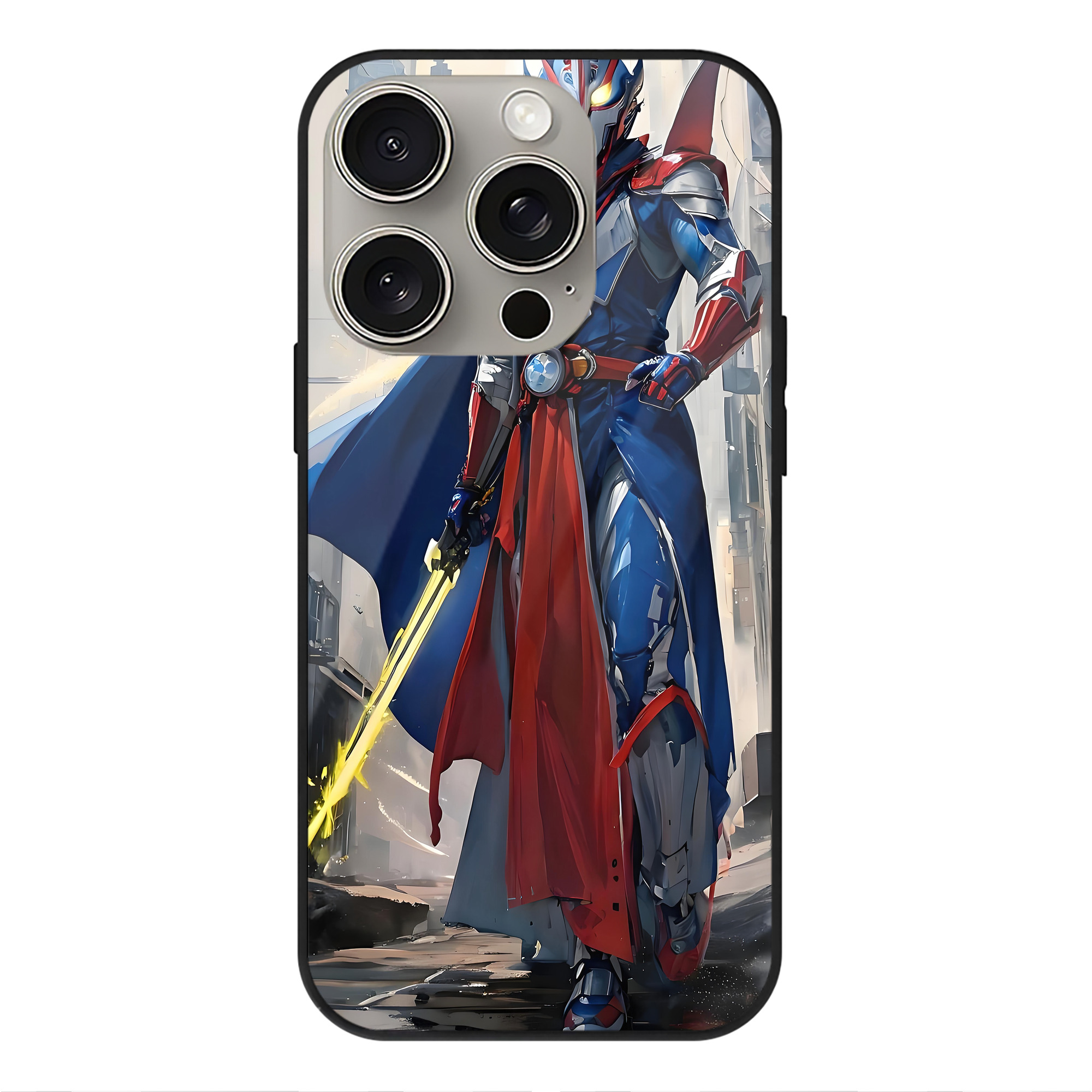 （画像用） ウルトラマン Ultraman 【iPhone15Pro対応】スマホケース 耐衝撃＆黄変防止 背面ガラス