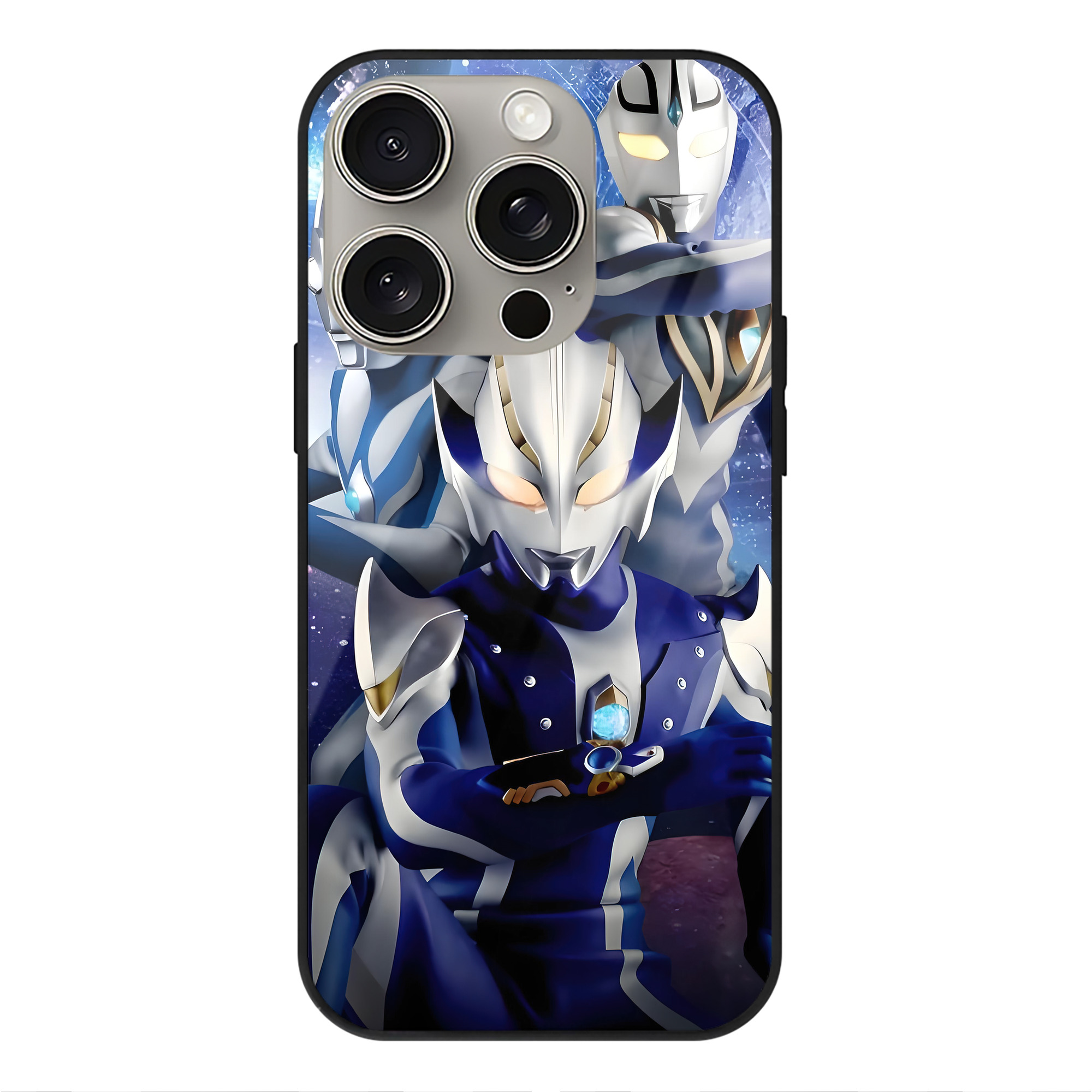 （画像用） ウルトラマン Ultraman 【iPhone15Pro対応】スマホケース 耐衝撃＆黄変防止 背面ガラス