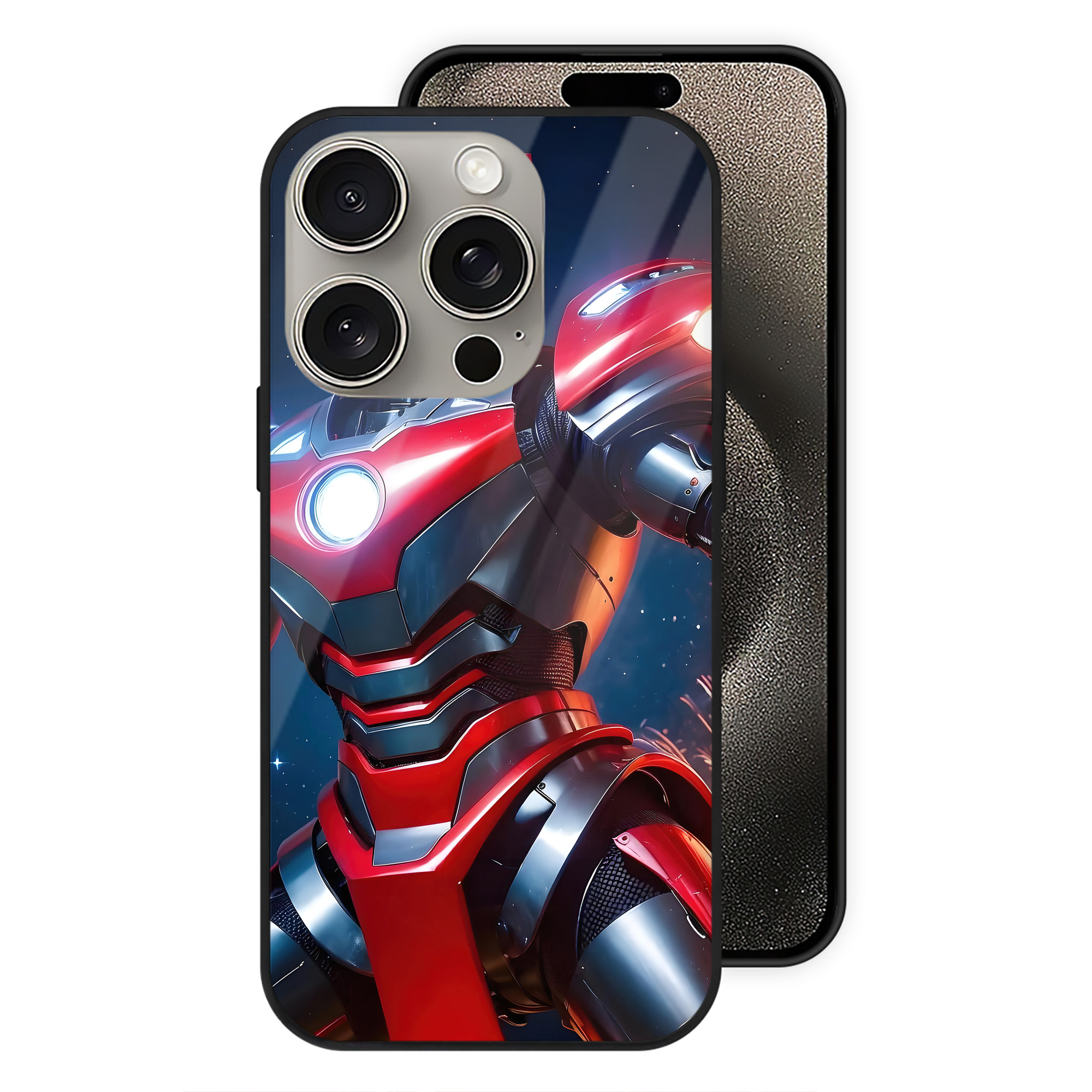（画像用） ウルトラマン Ultraman 【iPhone15Pro対応】スマホケース 耐衝撃＆黄変防止 背面ガラス