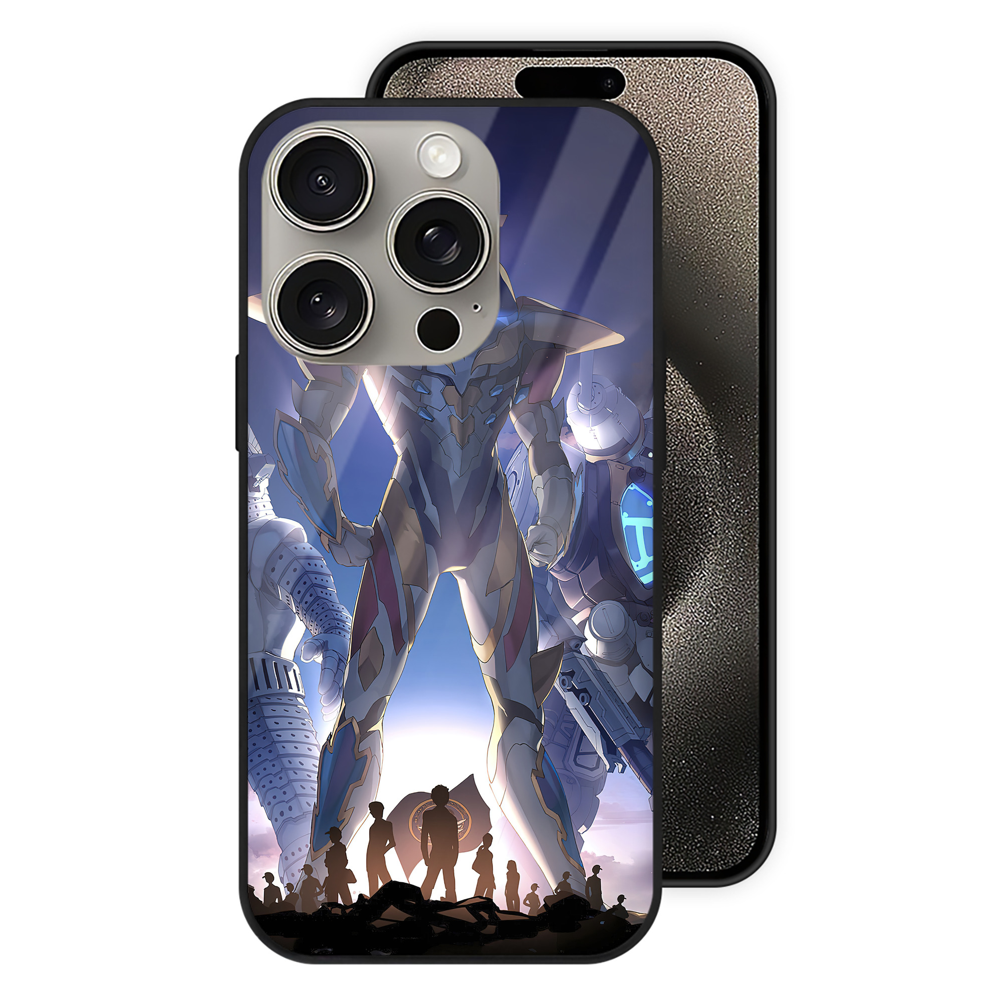 （画像用） ウルトラマン Ultraman 【iPhone15Pro対応】スマホケース 耐衝撃＆黄変防止 背面ガラス