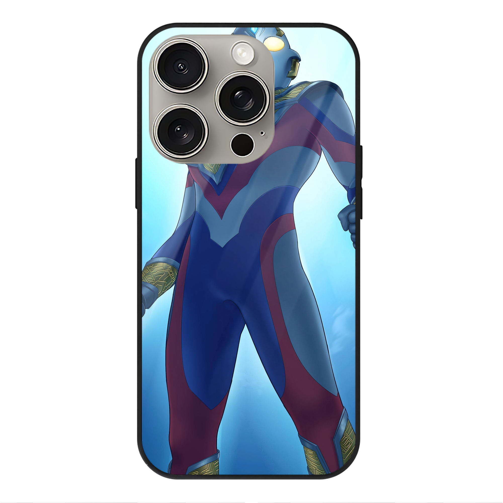 （画像用） ウルトラマン Ultraman 【iPhone15Pro対応】スマホケース 耐衝撃＆黄変防止 背面ガラス