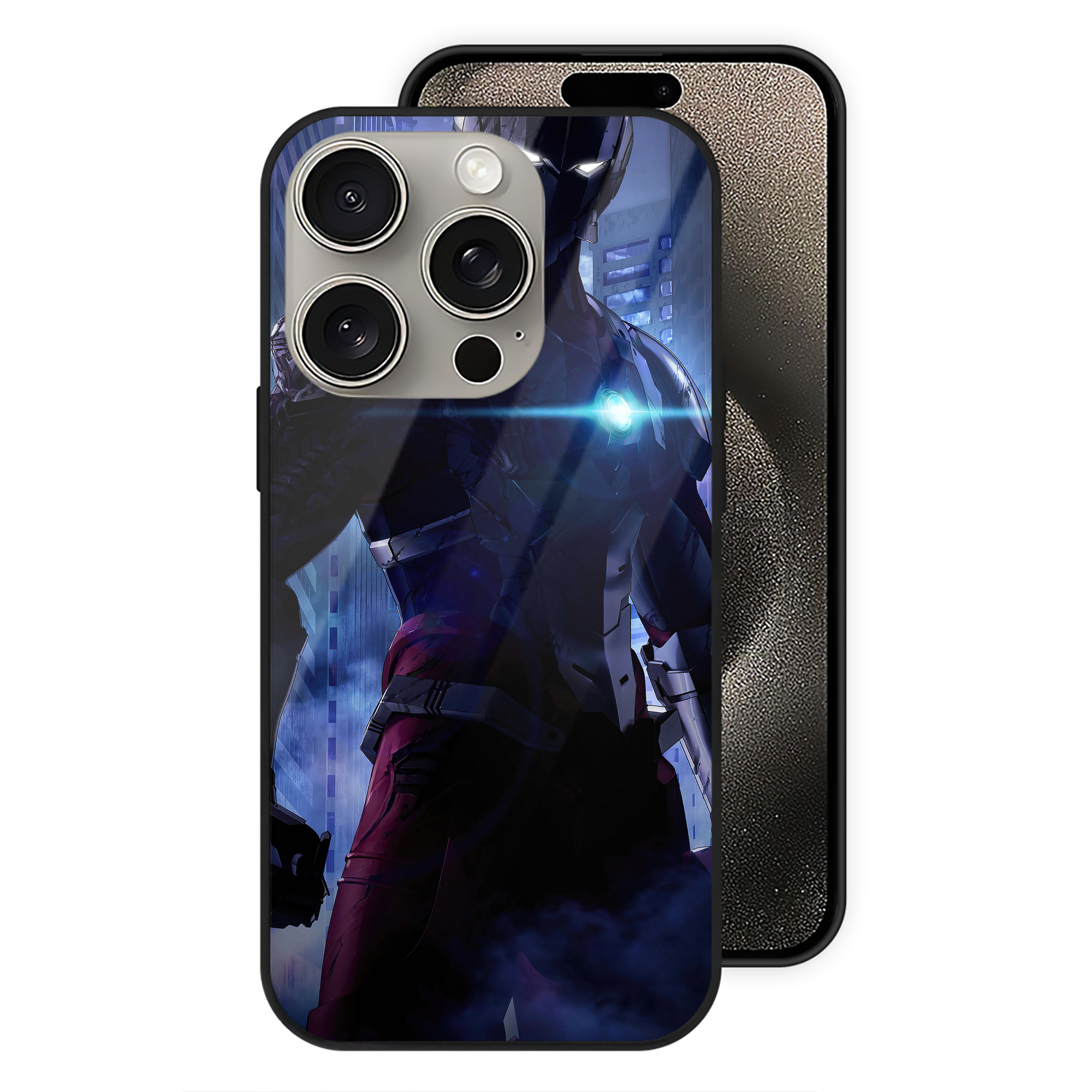 （画像用） ウルトラマン Ultraman 【iPhone15Pro対応】スマホケース 耐衝撃＆黄変防止 背面ガラス