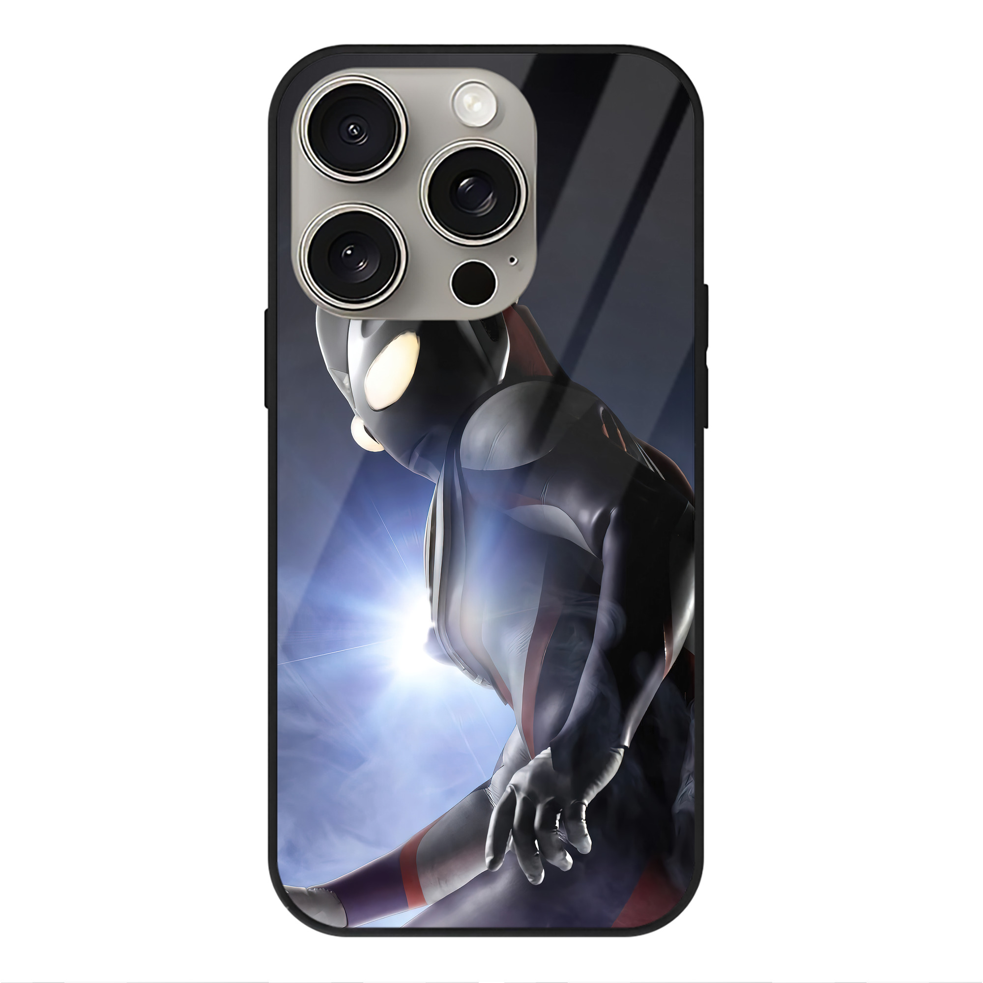 （画像用） ウルトラマン Ultraman 【iPhone15Pro対応】スマホケース 耐衝撃＆黄変防止 背面ガラス