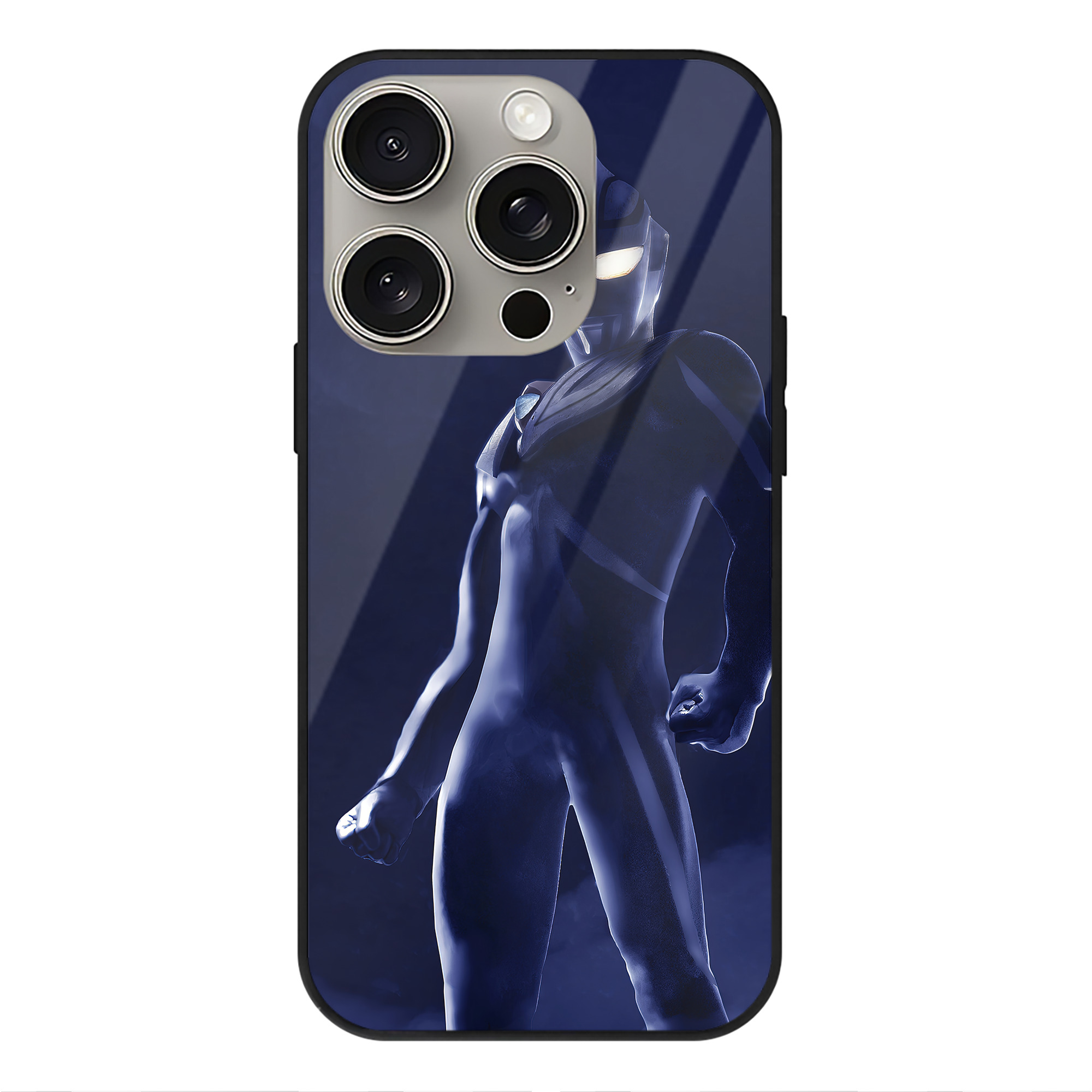 （画像用） ウルトラマン Ultraman 【iPhone15Pro対応】スマホケース 耐衝撃＆黄変防止 背面ガラス
