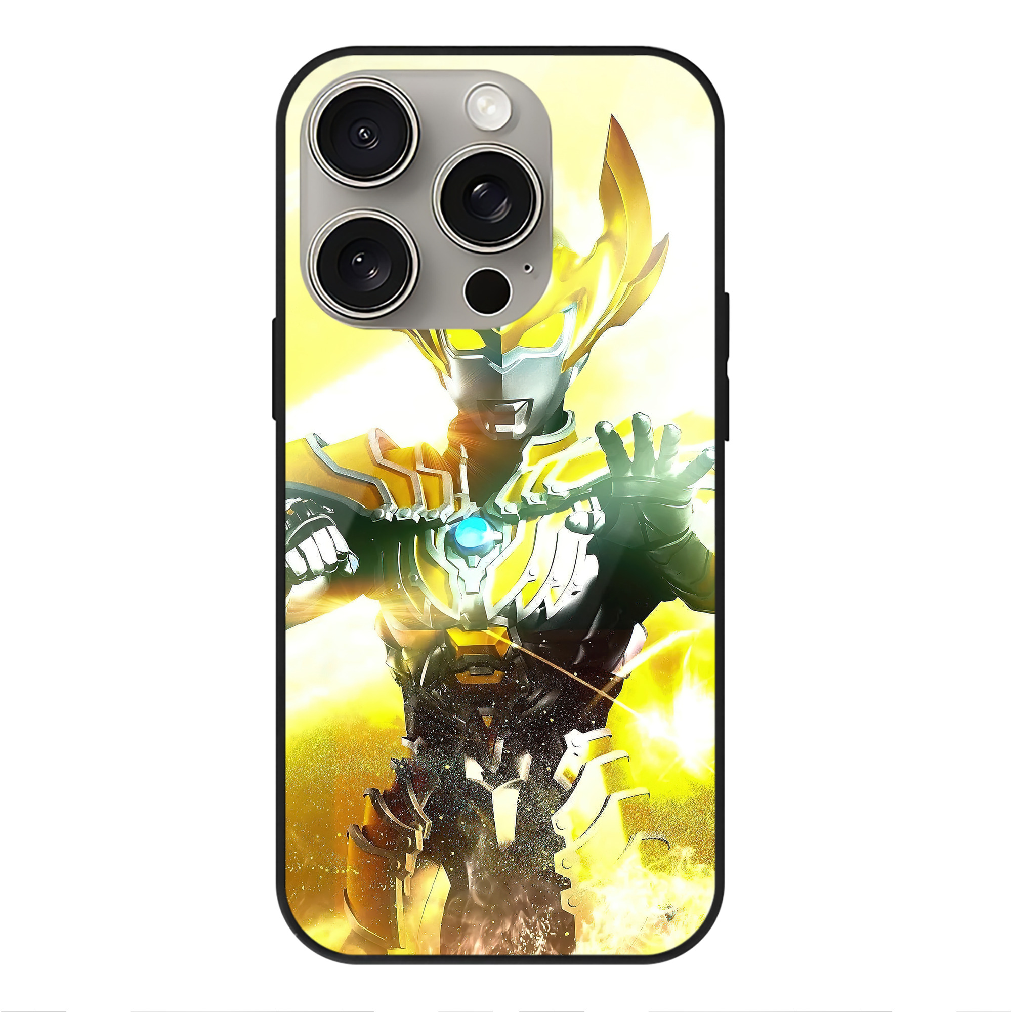 （画像用） ウルトラマン Ultraman 【iPhone15Pro対応】スマホケース 耐衝撃＆黄変防止 背面ガラス
