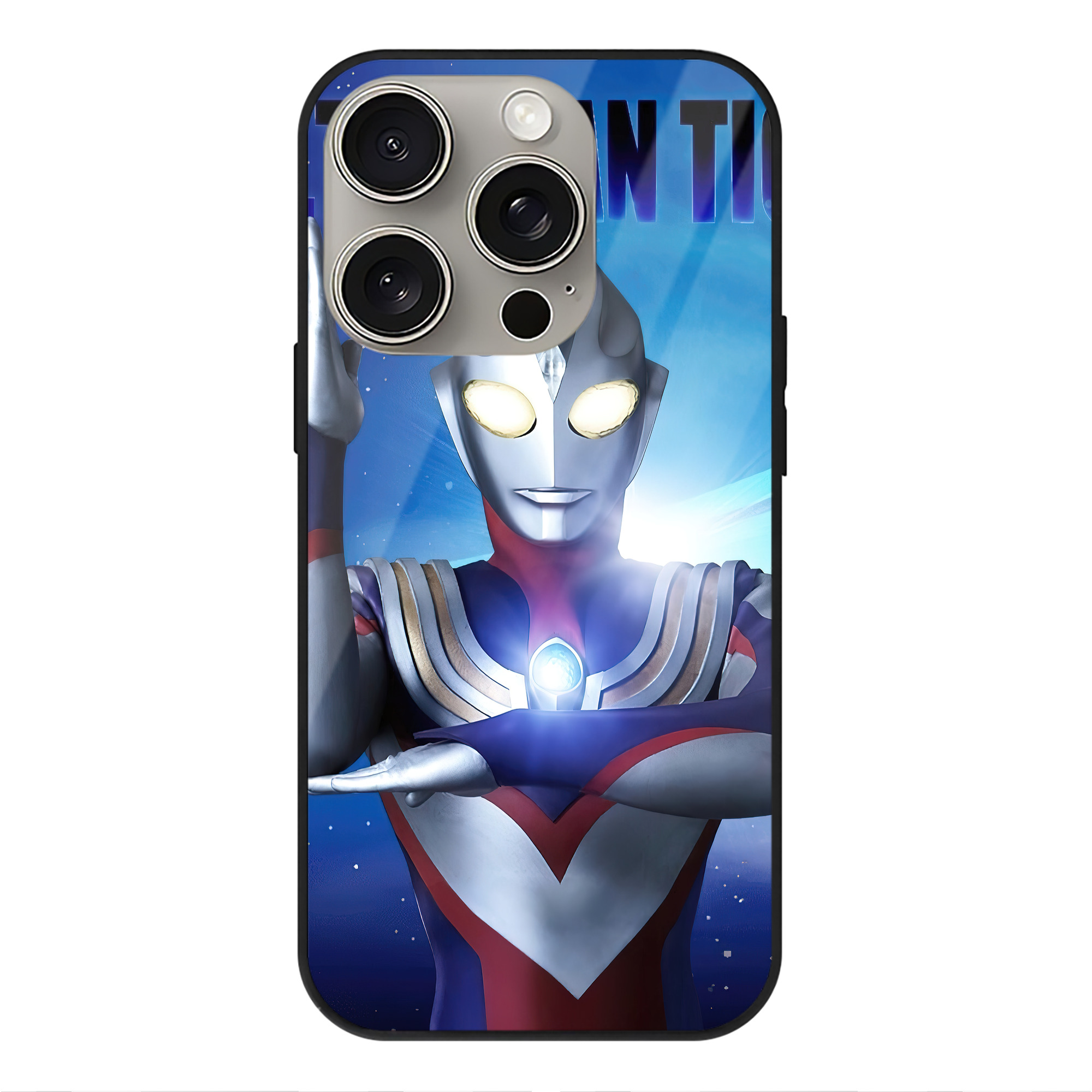 （画像用） ウルトラマン Ultraman 【iPhone15Pro対応】スマホケース 耐衝撃＆黄変防止 背面ガラス