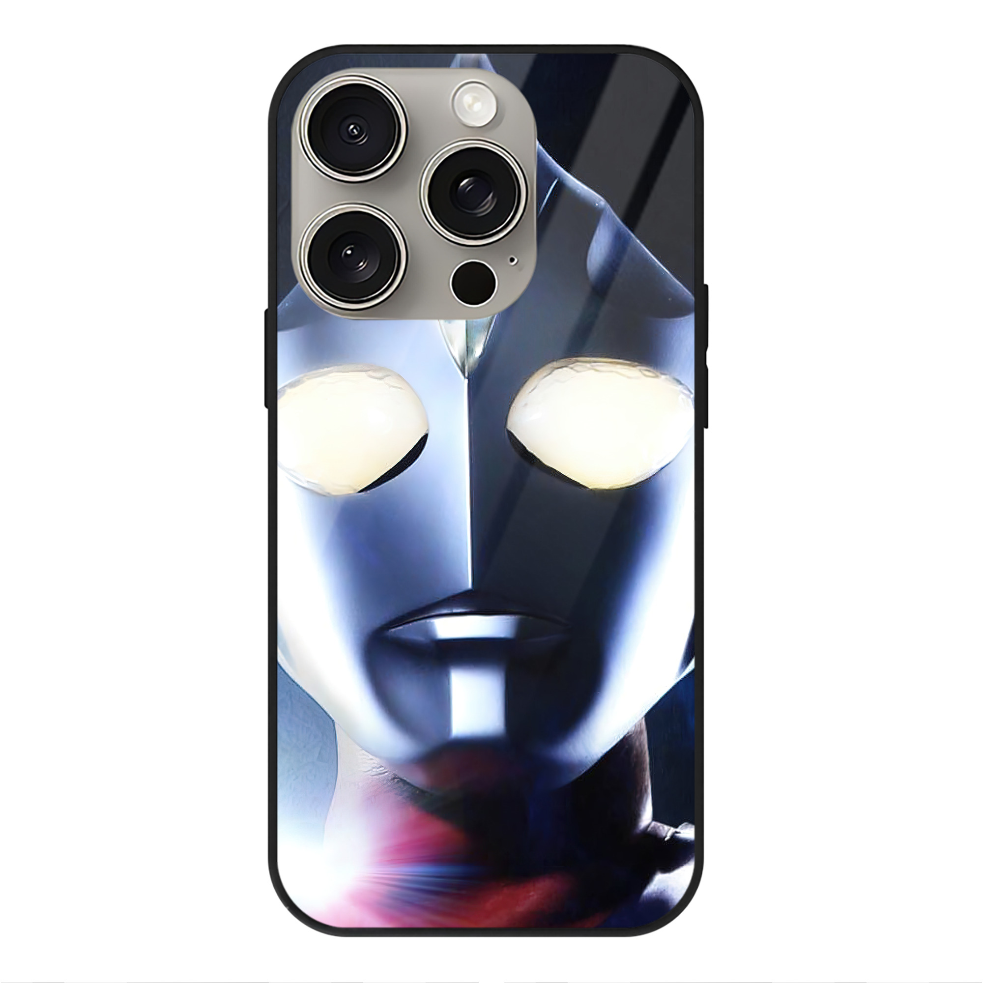 （画像用） ウルトラマン Ultraman 【iPhone15Pro対応】スマホケース 耐衝撃＆黄変防止 背面ガラス