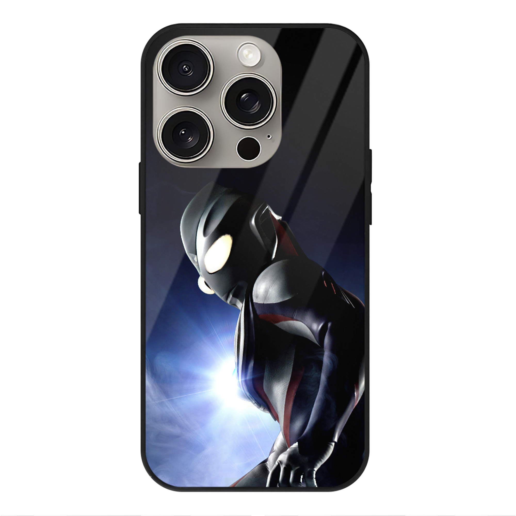 （画像用） ウルトラマン Ultraman 【iPhone15Pro対応】スマホケース 耐衝撃＆黄変防止 背面ガラス