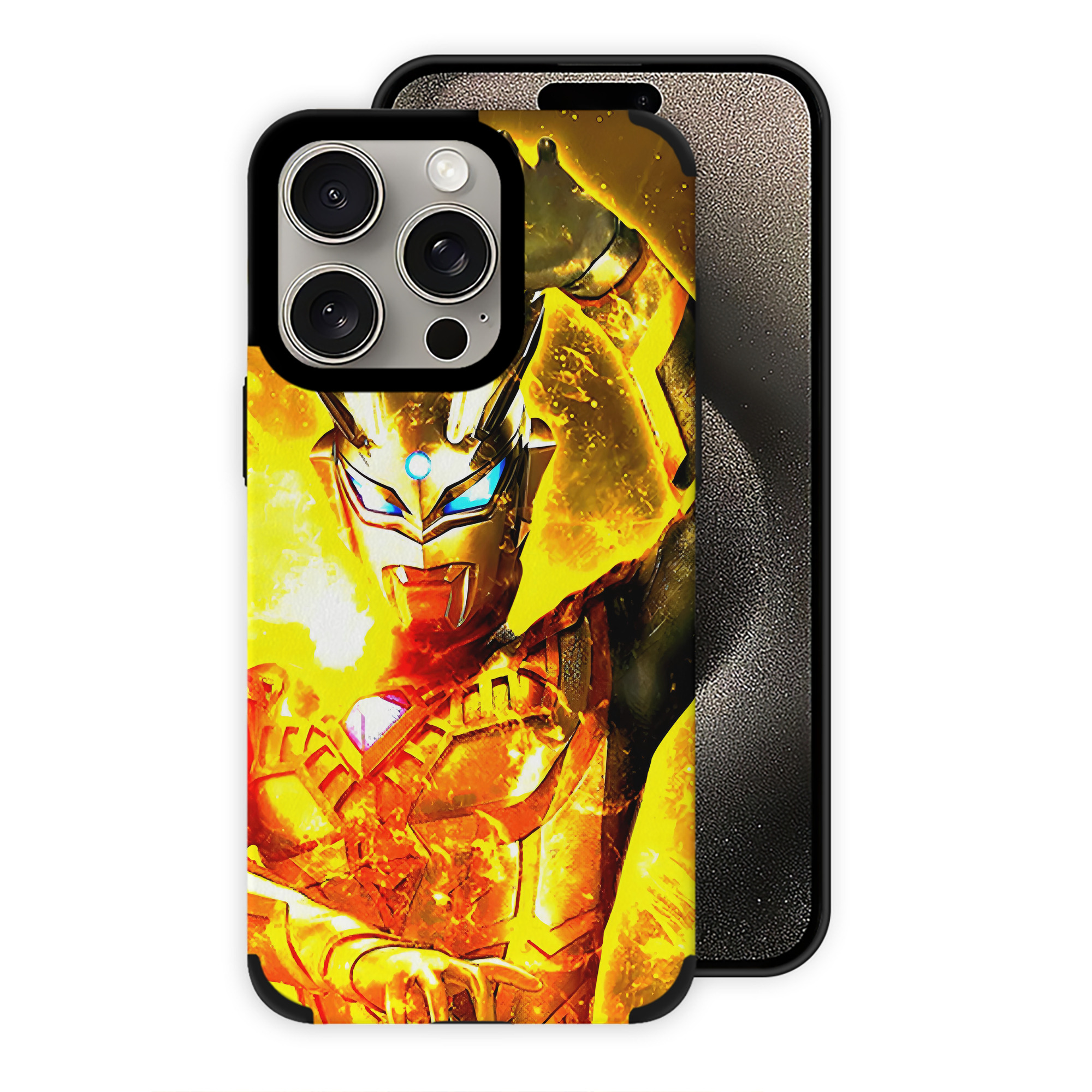 （画像用） ウルトラマン Ultraman 【iPhone15ProMax対応】 PUレザー スマホケース 耐衝撃＆黄変防止