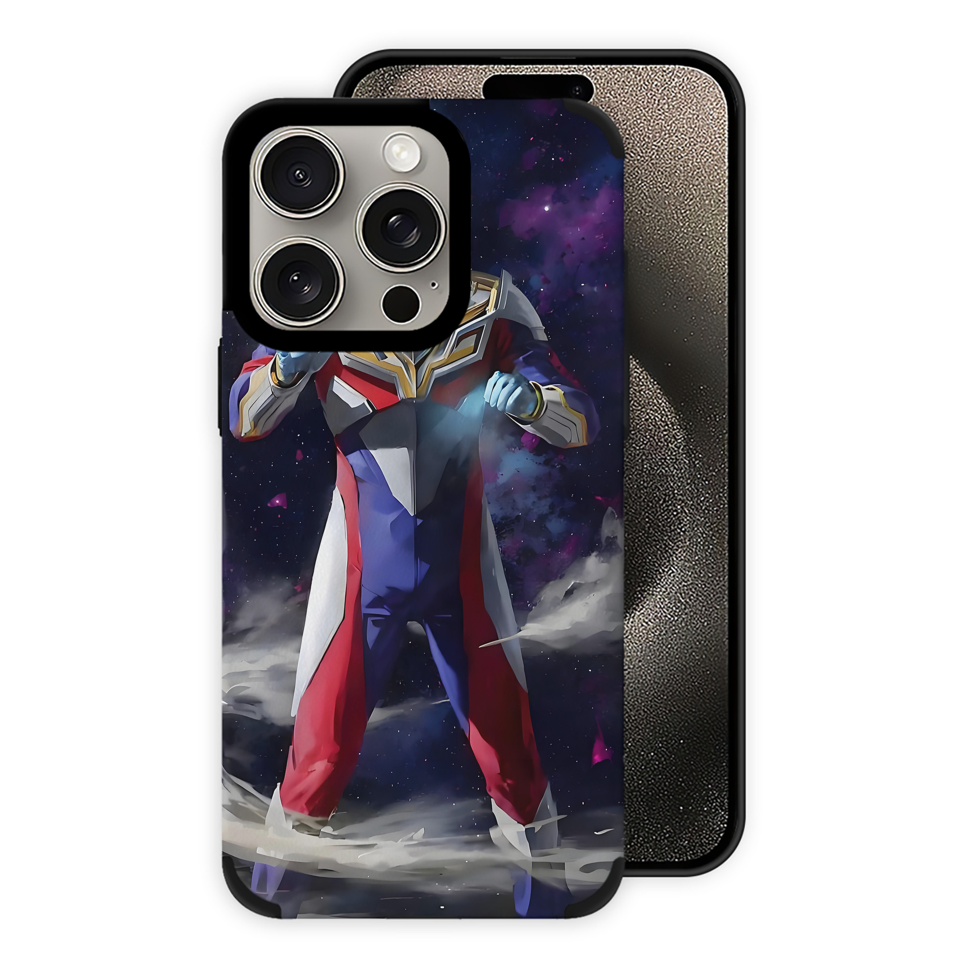 （画像用） ウルトラマン Ultraman 【iPhone15ProMax対応】 PUレザー スマホケース 耐衝撃＆黄変防止