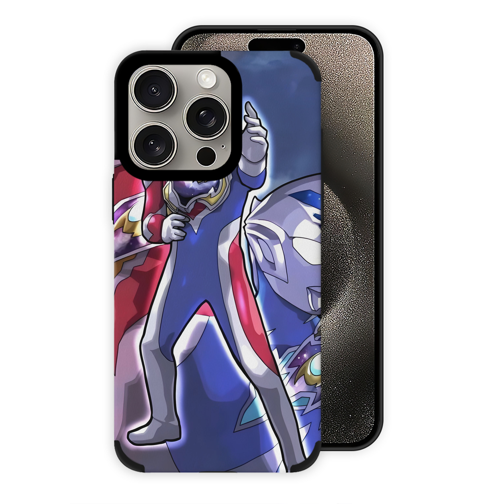 （画像用） ウルトラマン Ultraman 【iPhone15ProMax対応】 PUレザー スマホケース 耐衝撃＆黄変防止