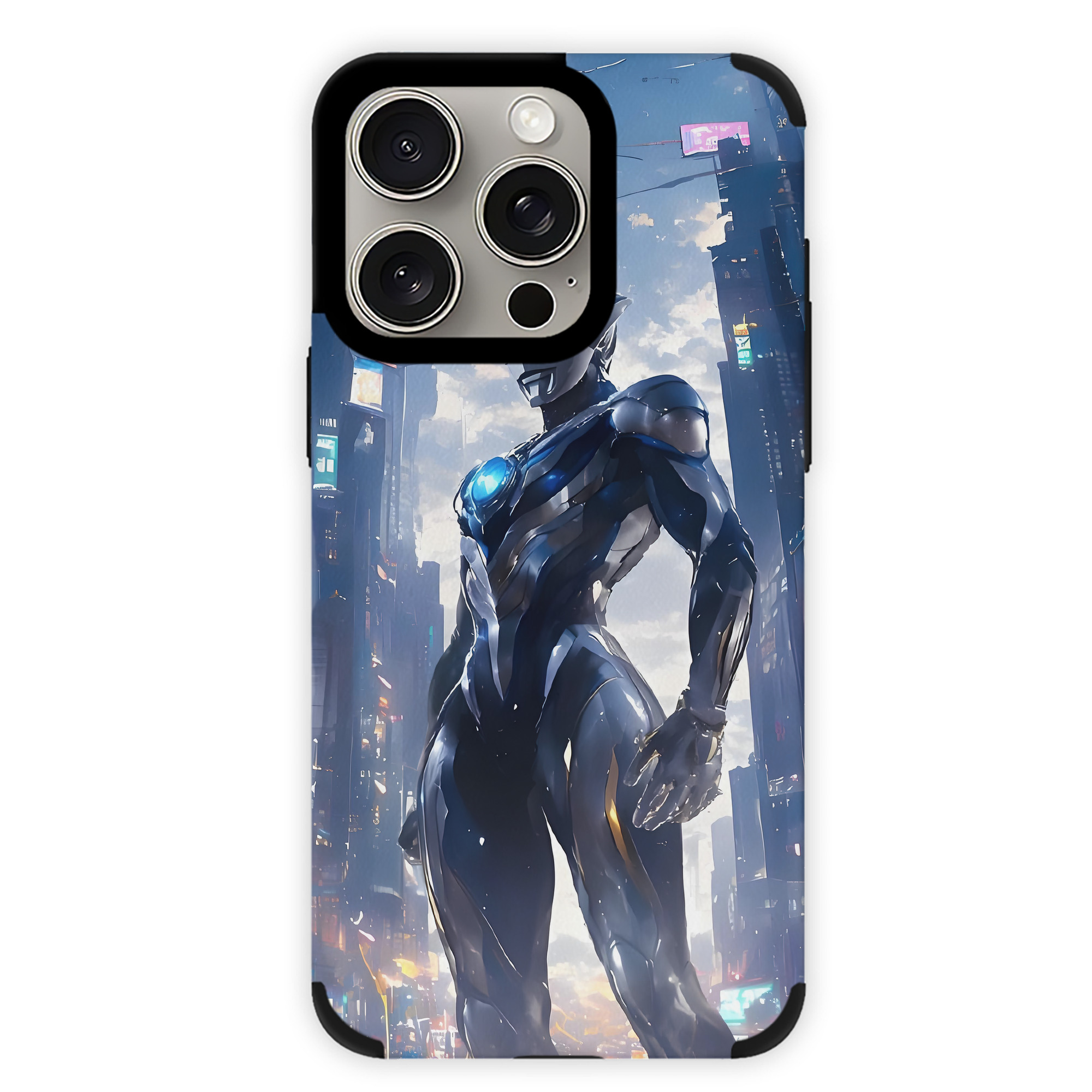 （画像用） ウルトラマン Ultraman 【iPhone15ProMax対応】 PUレザー スマホケース 耐衝撃＆黄変防止