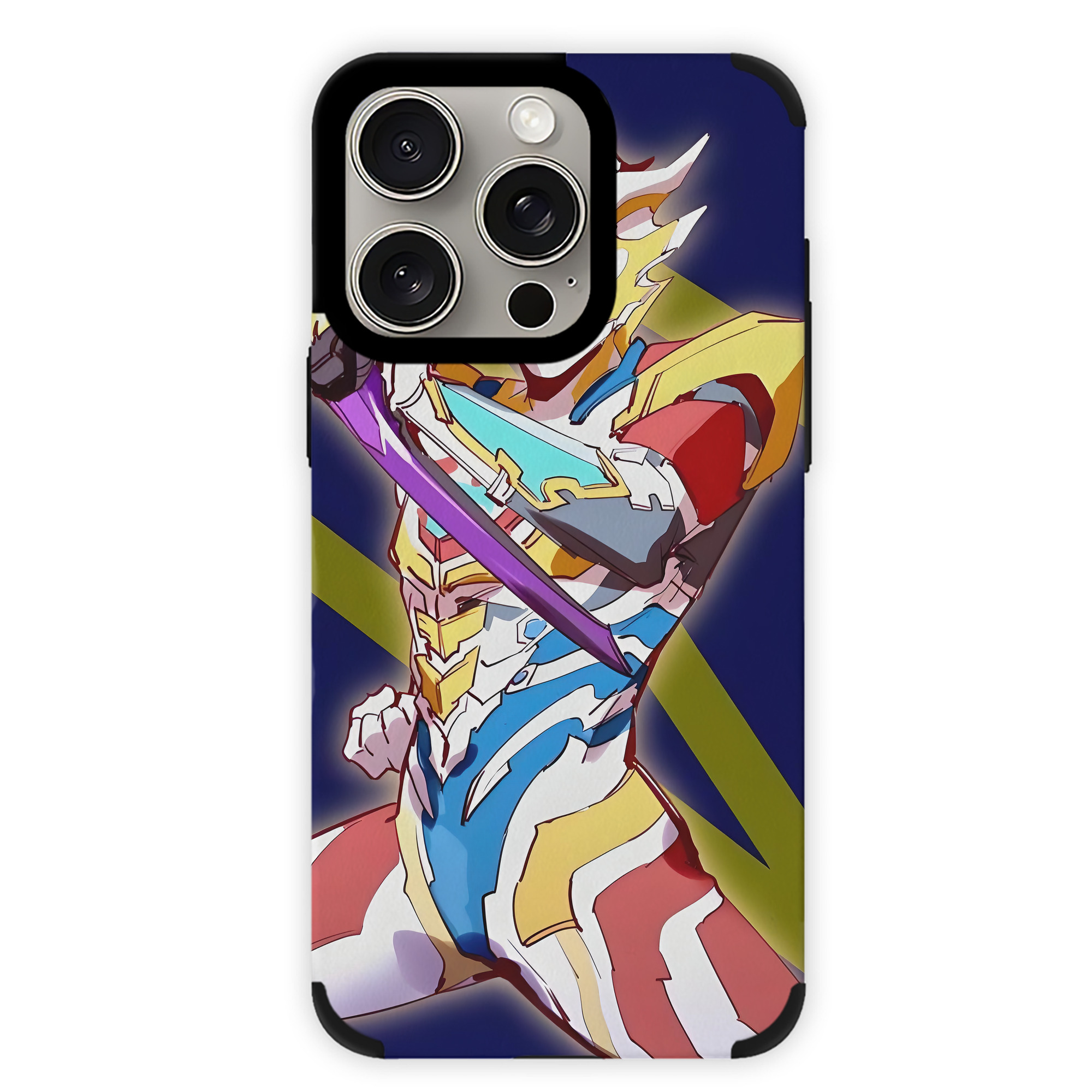 （画像用） ウルトラマン Ultraman 【iPhone15ProMax対応】 PUレザー スマホケース 耐衝撃＆黄変防止
