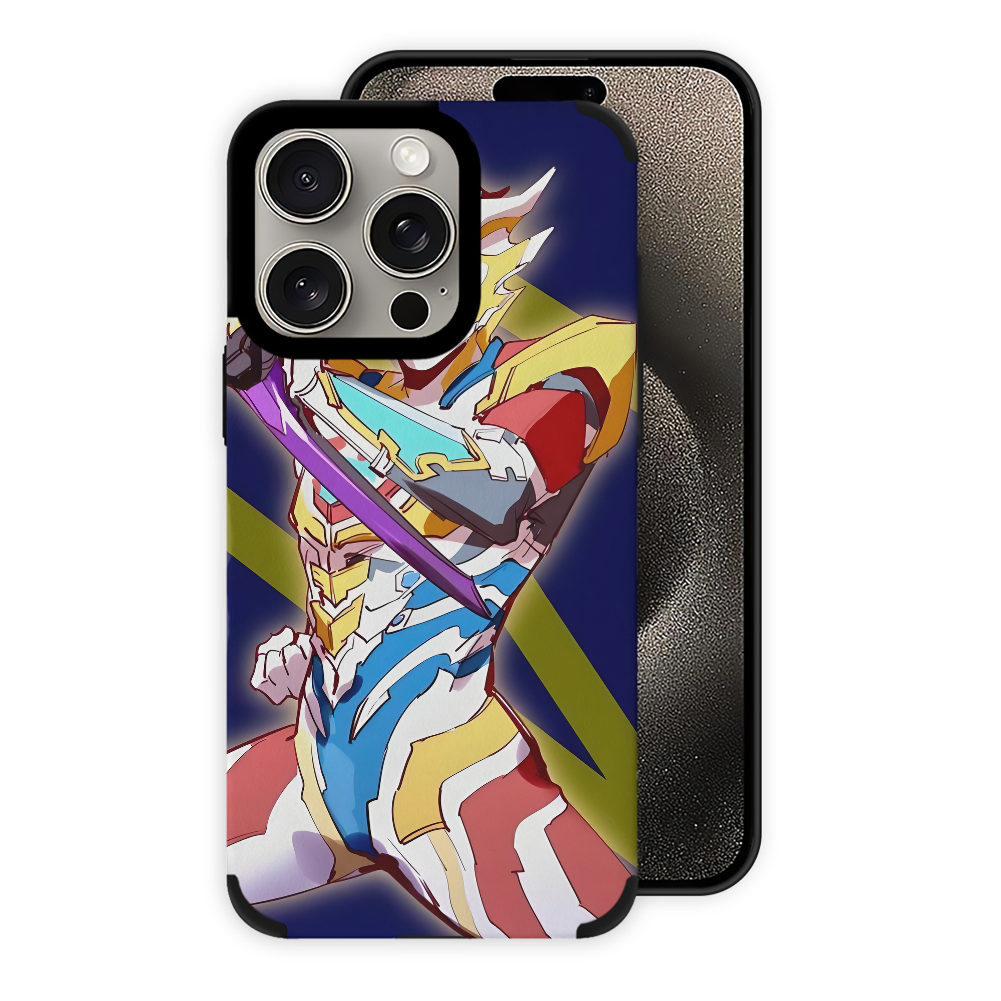 （画像用） ウルトラマン Ultraman 【iPhone15ProMax対応】 PUレザー スマホケース 耐衝撃＆黄変防止