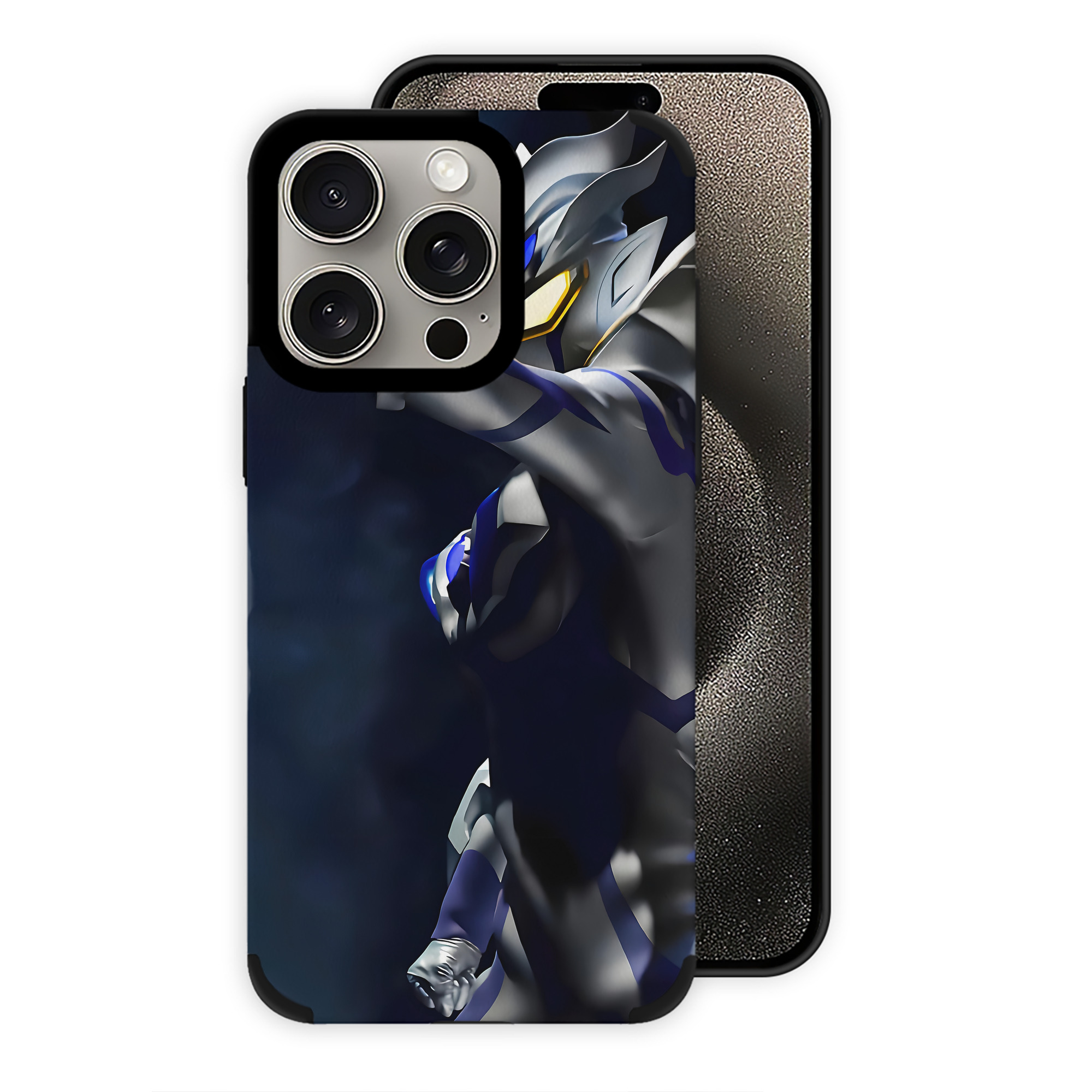 （画像用） ウルトラマン Ultraman 【iPhone15ProMax対応】 PUレザー スマホケース 耐衝撃＆黄変防止