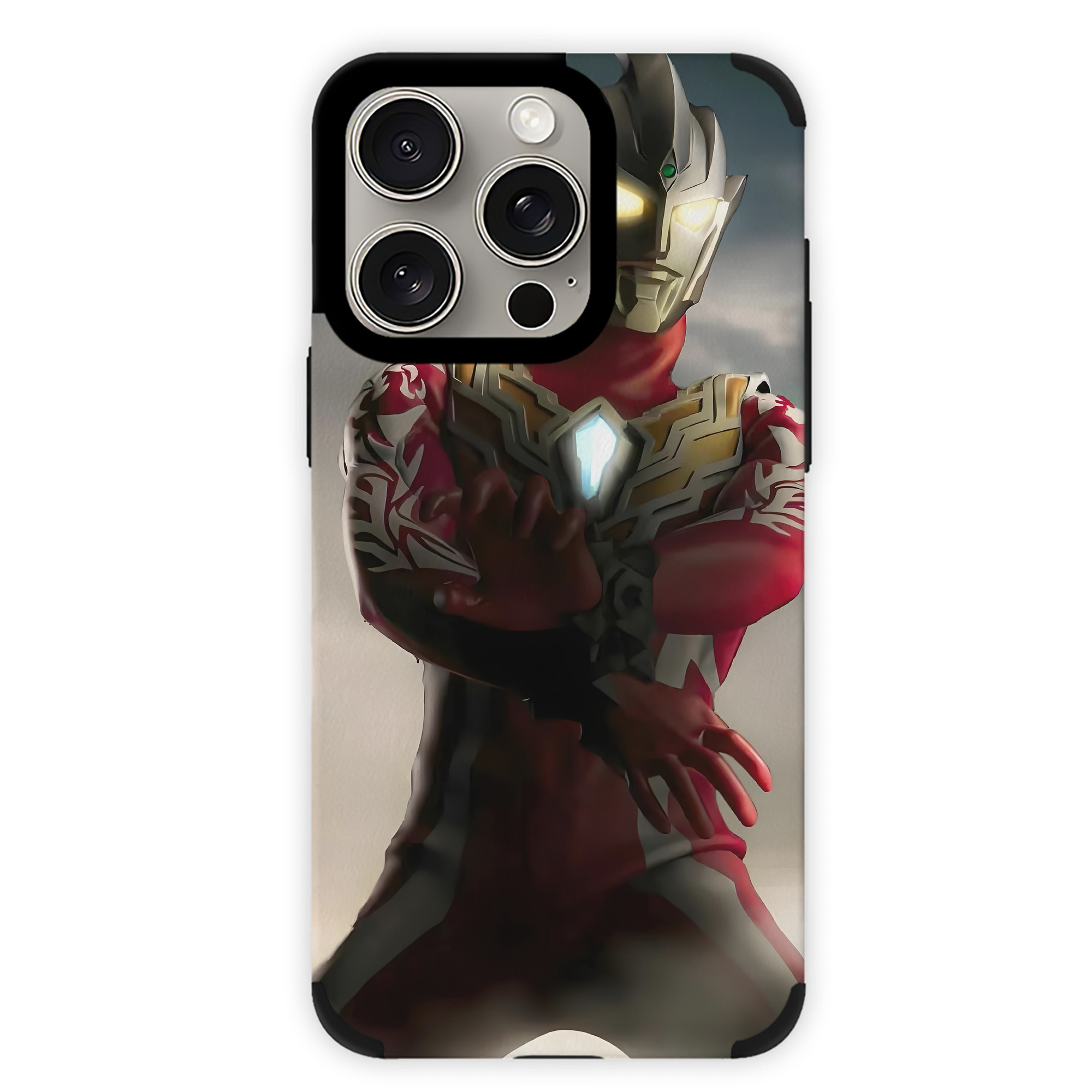 （画像用） ウルトラマン Ultraman 【iPhone15ProMax対応】 PUレザー スマホケース 耐衝撃＆黄変防止