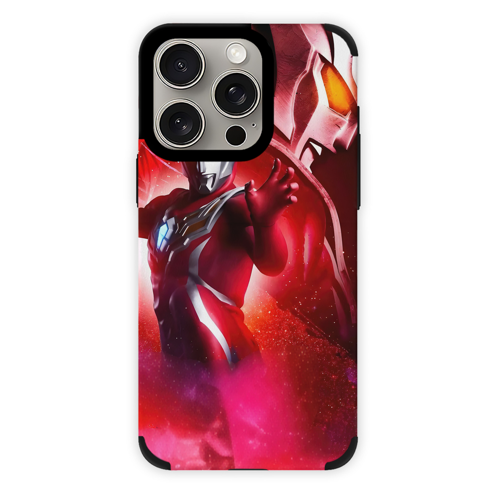 （画像用） ウルトラマン Ultraman 【iPhone15ProMax対応】 PUレザー スマホケース 耐衝撃＆黄変防止