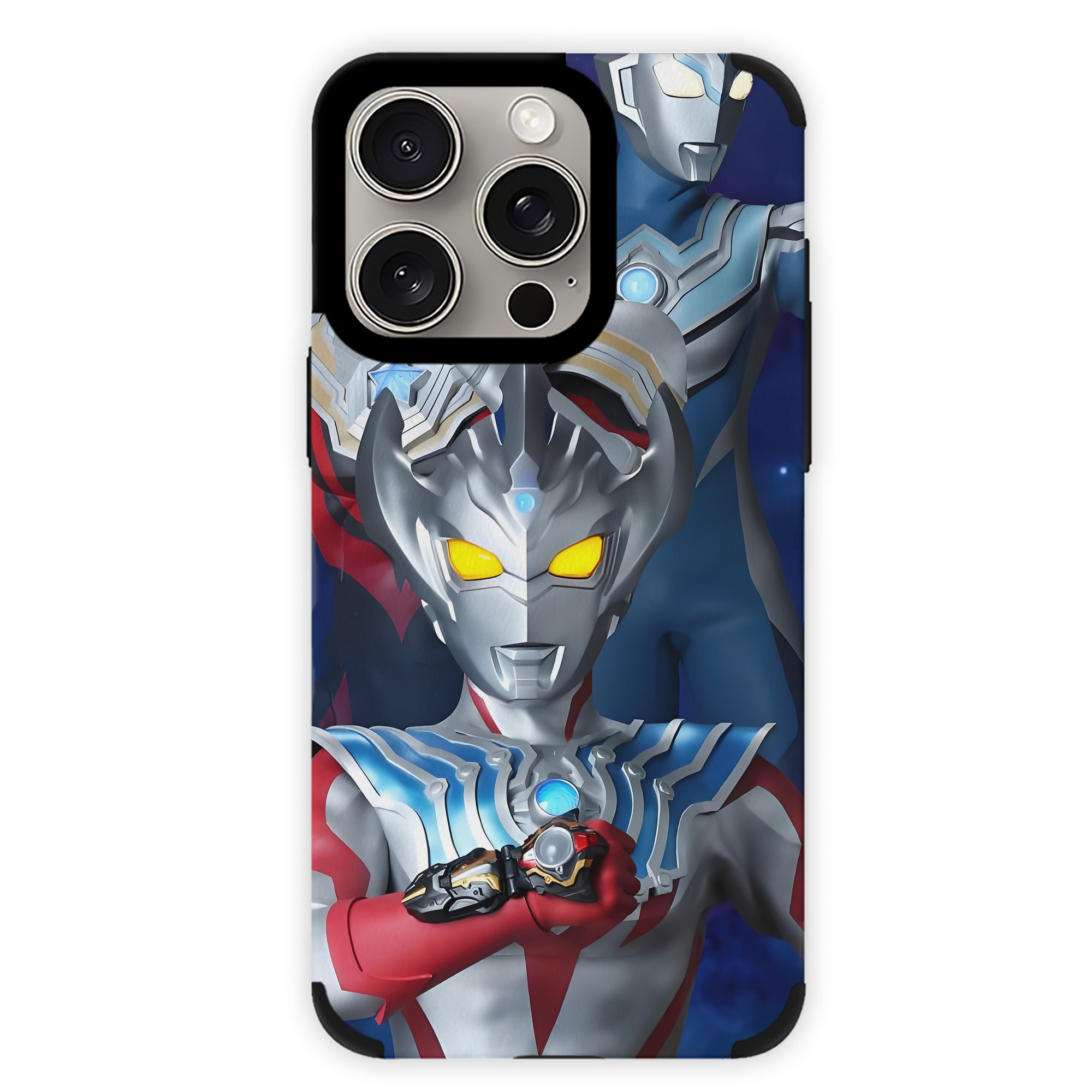 （画像用） ウルトラマン Ultraman 【iPhone15ProMax対応】 PUレザー スマホケース 耐衝撃＆黄変防止