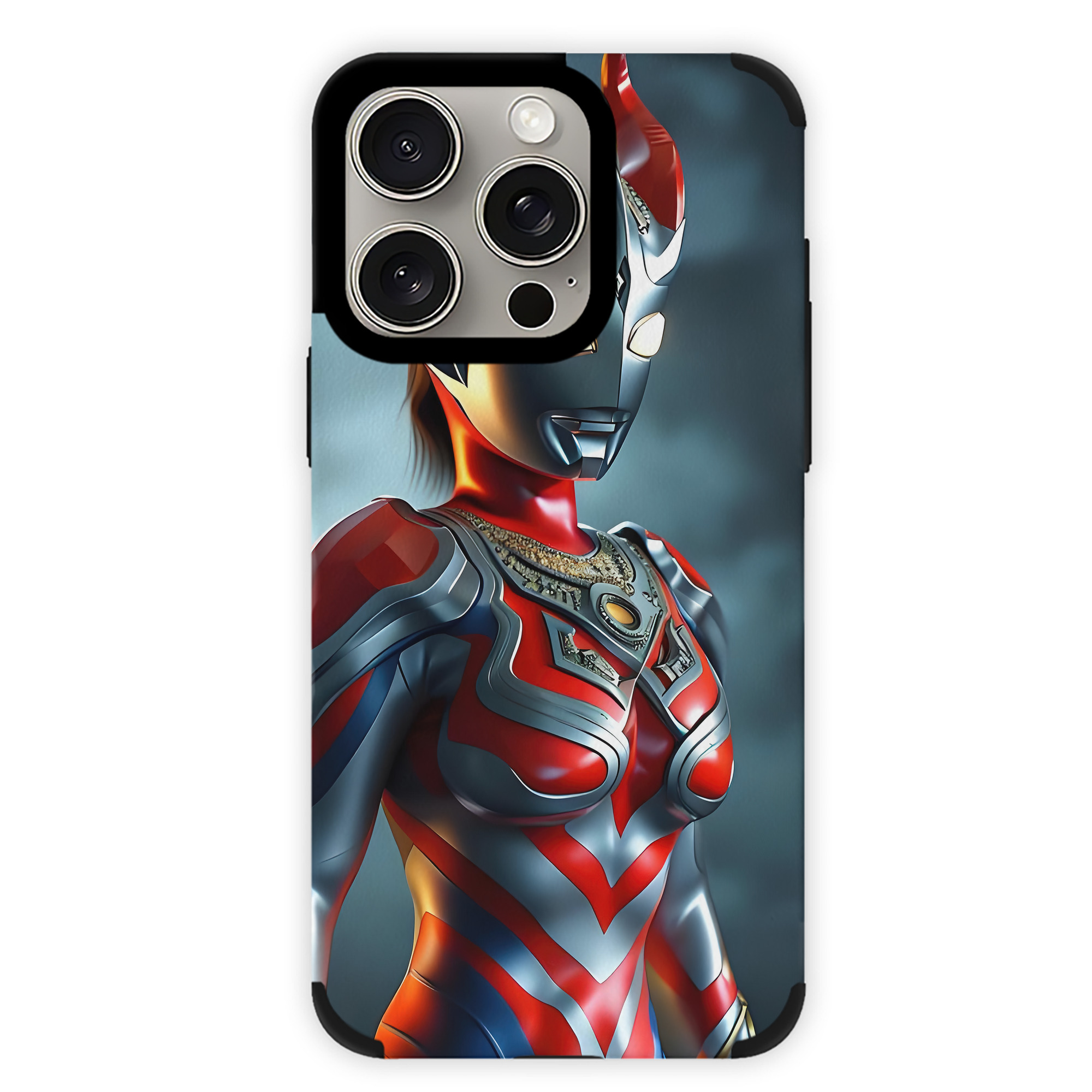 （画像用） ウルトラマン Ultraman 【iPhone15ProMax対応】 PUレザー スマホケース 耐衝撃＆黄変防止