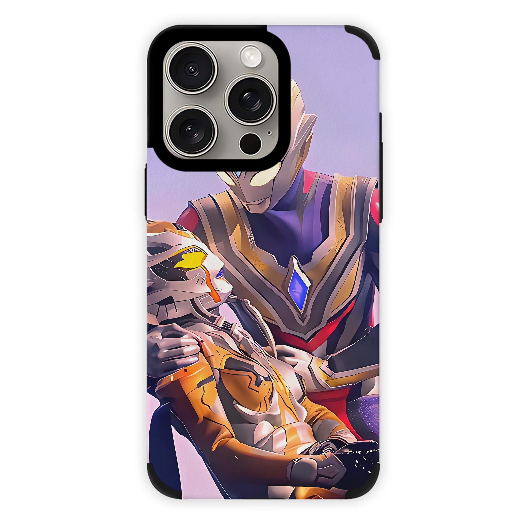 （画像用） ウルトラマン Ultraman 【iPhone15ProMax対応】 PUレザー スマホケース 耐衝撃＆黄変防止