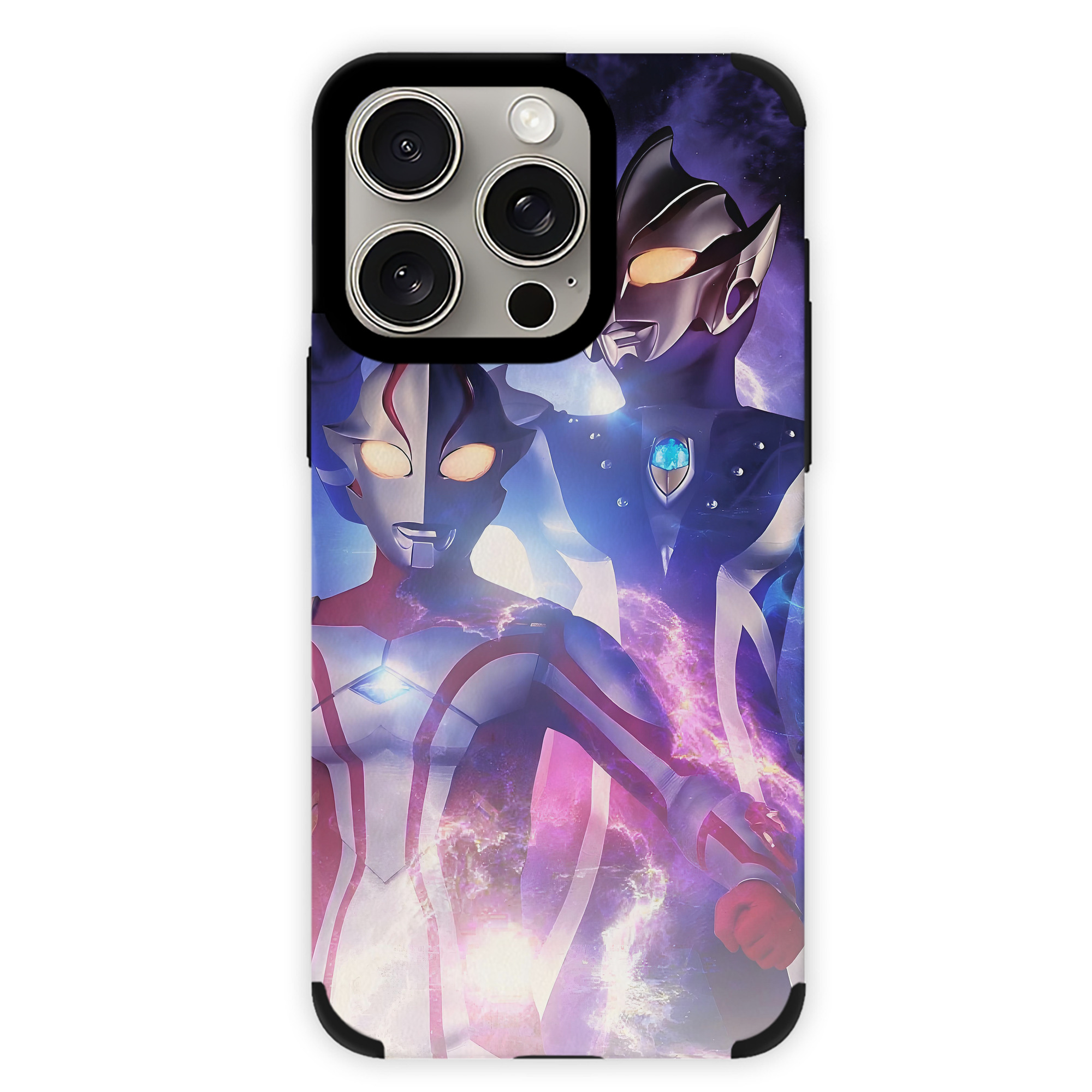 （画像用） ウルトラマン Ultraman 【iPhone15ProMax対応】 PUレザー スマホケース 耐衝撃＆黄変防止