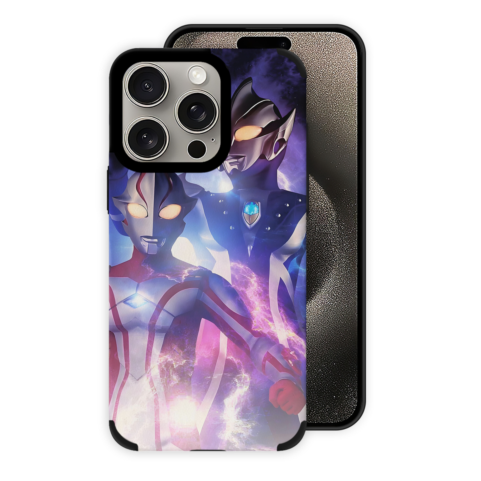 （画像用） ウルトラマン Ultraman 【iPhone15ProMax対応】 PUレザー スマホケース 耐衝撃＆黄変防止