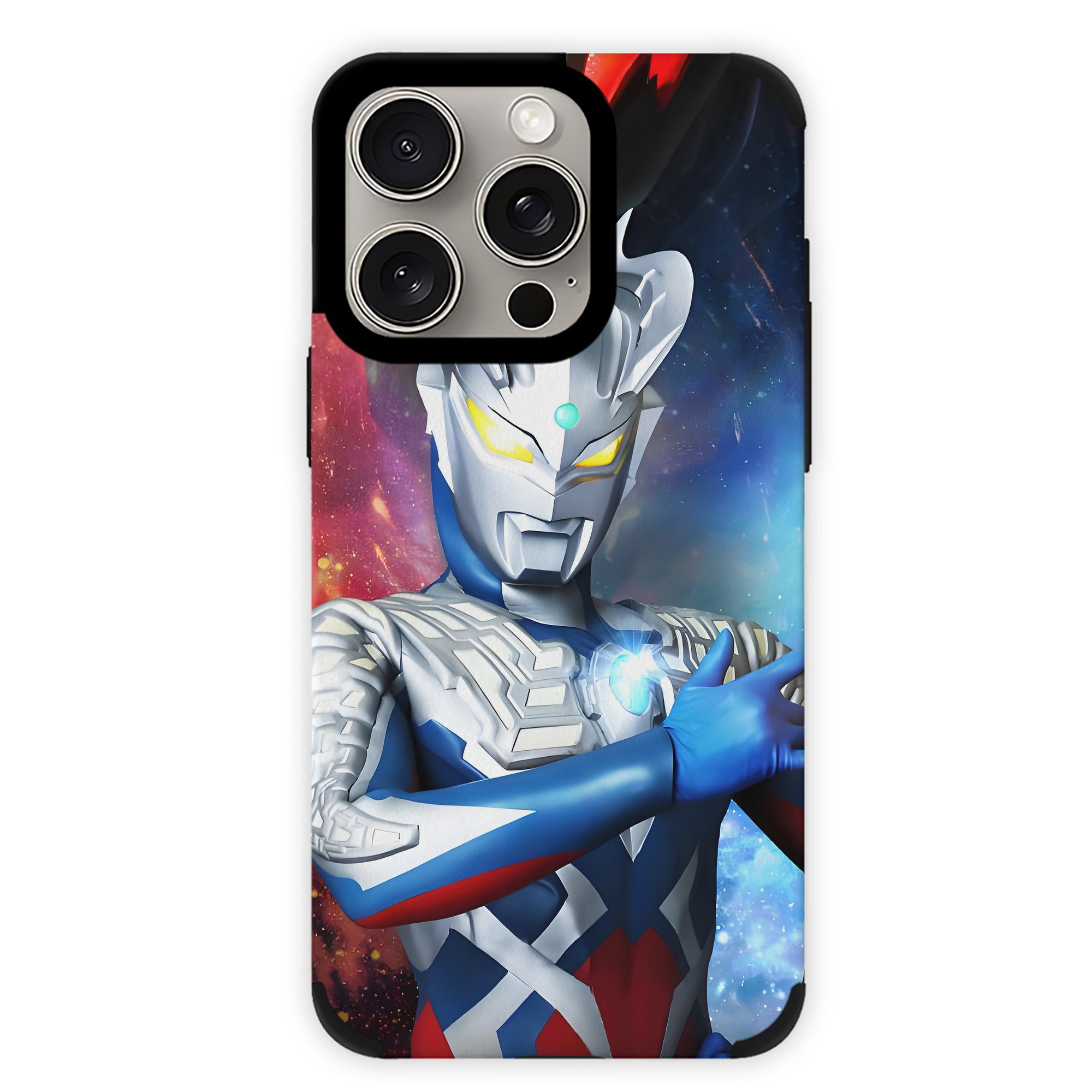 （画像用） ウルトラマン Ultraman 【iPhone15ProMax対応】 PUレザー スマホケース 耐衝撃＆黄変防止