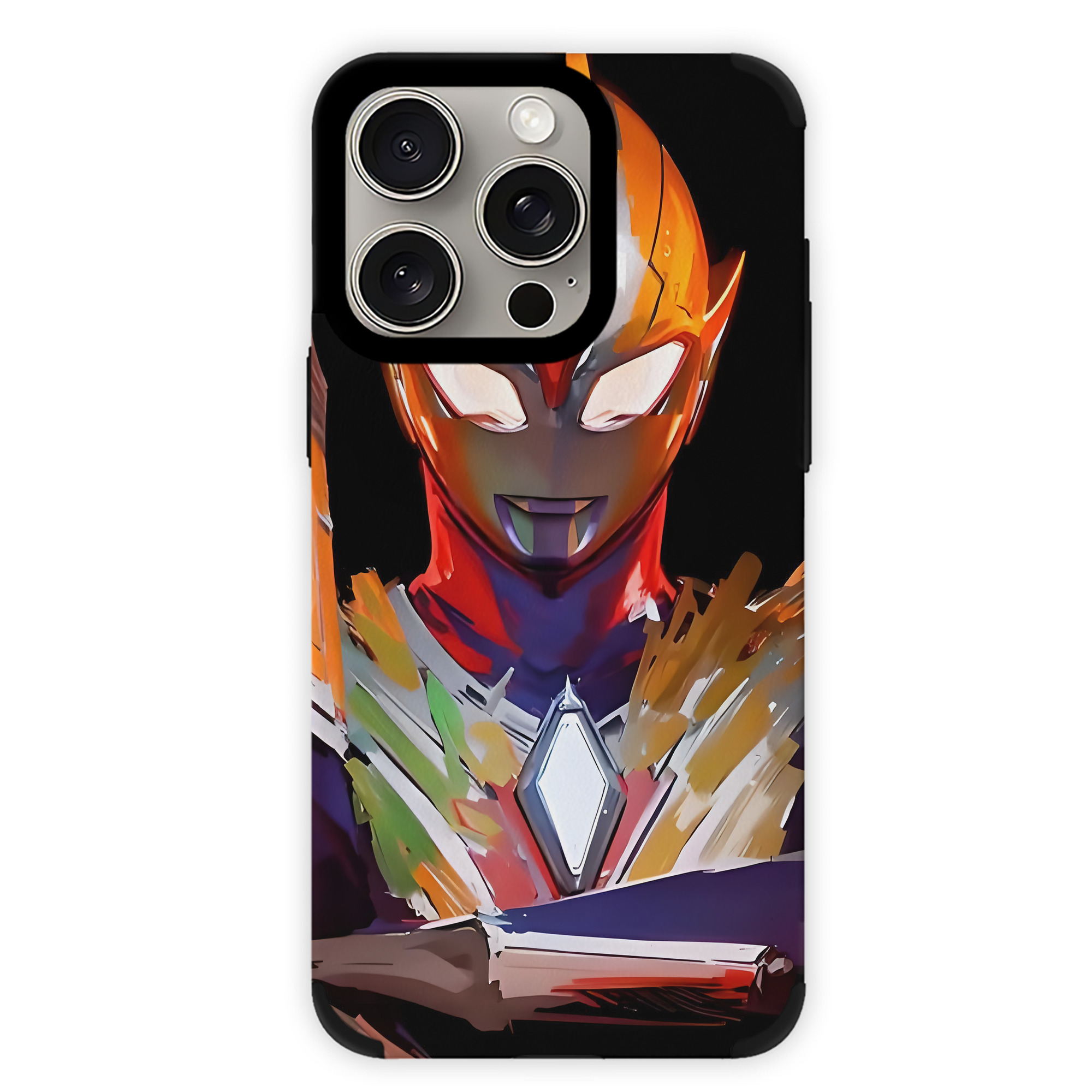 （画像用） ウルトラマン Ultraman 【iPhone15ProMax対応】 PUレザー スマホケース 耐衝撃＆黄変防止