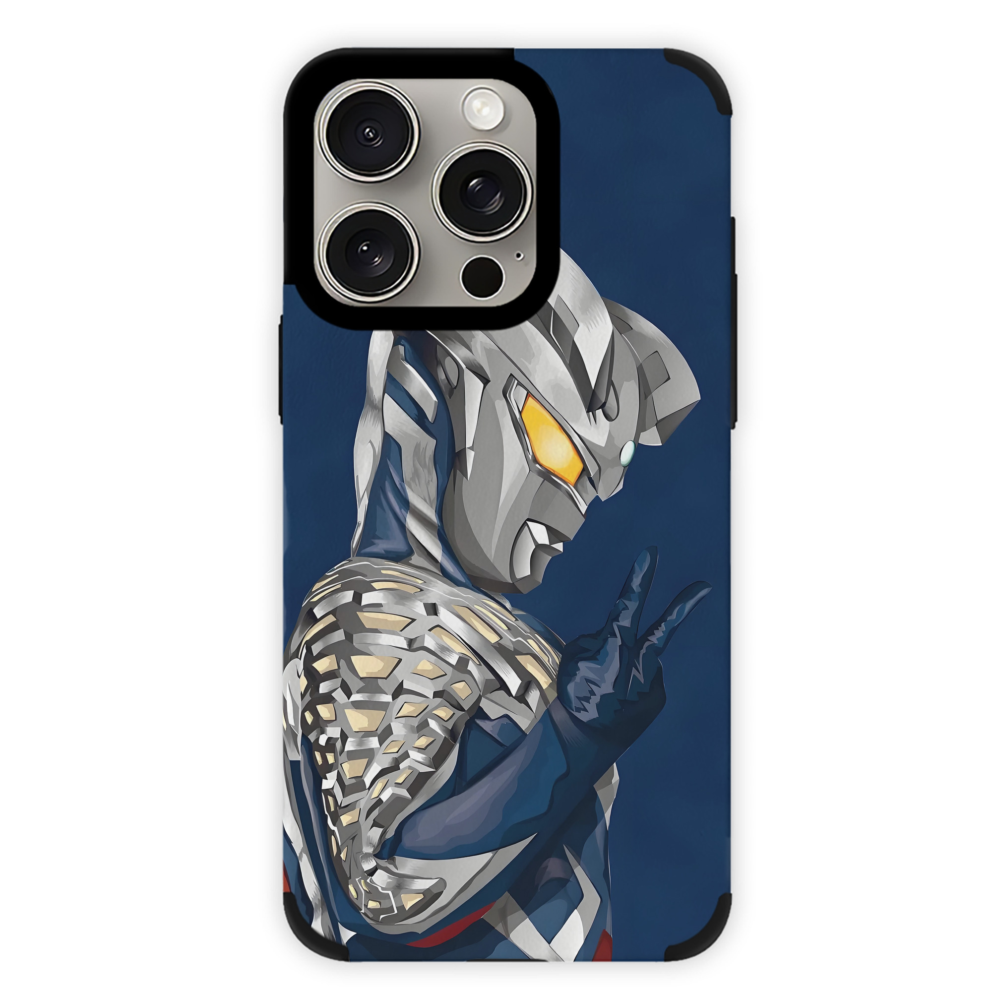 （画像用） ウルトラマン Ultraman 【iPhone15ProMax対応】 PUレザー スマホケース 耐衝撃＆黄変防止