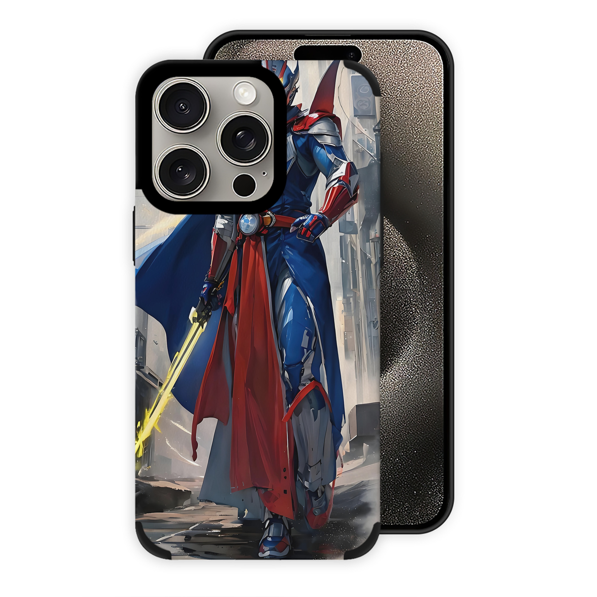 （画像用） ウルトラマン Ultraman 【iPhone15ProMax対応】 PUレザー スマホケース 耐衝撃＆黄変防止